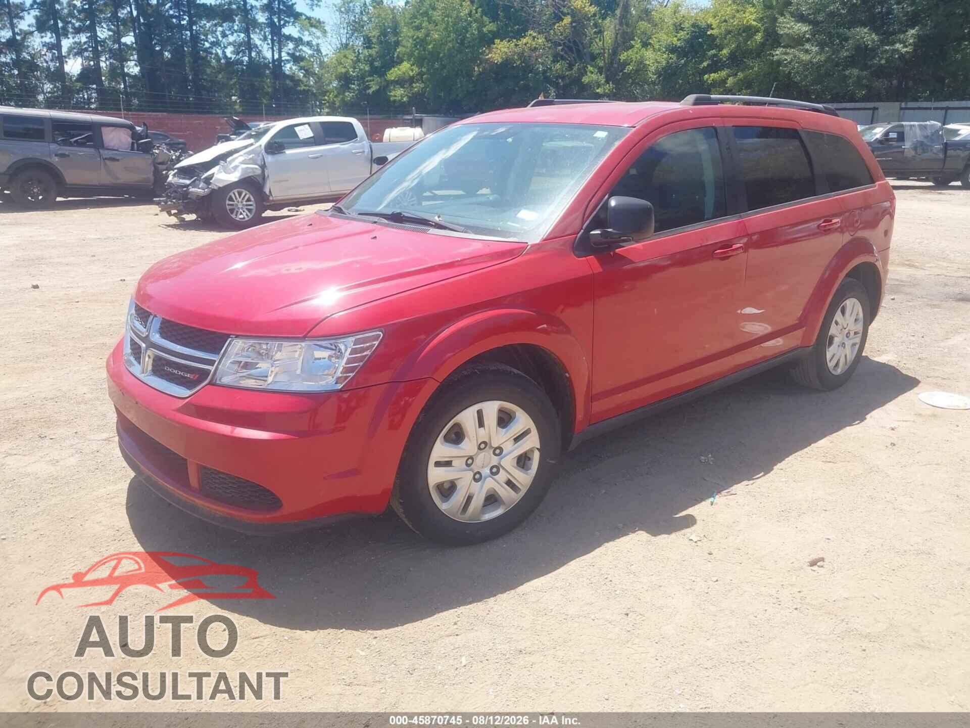 DODGE JOURNEY 2017 - 3C4PDCAB8HT659334