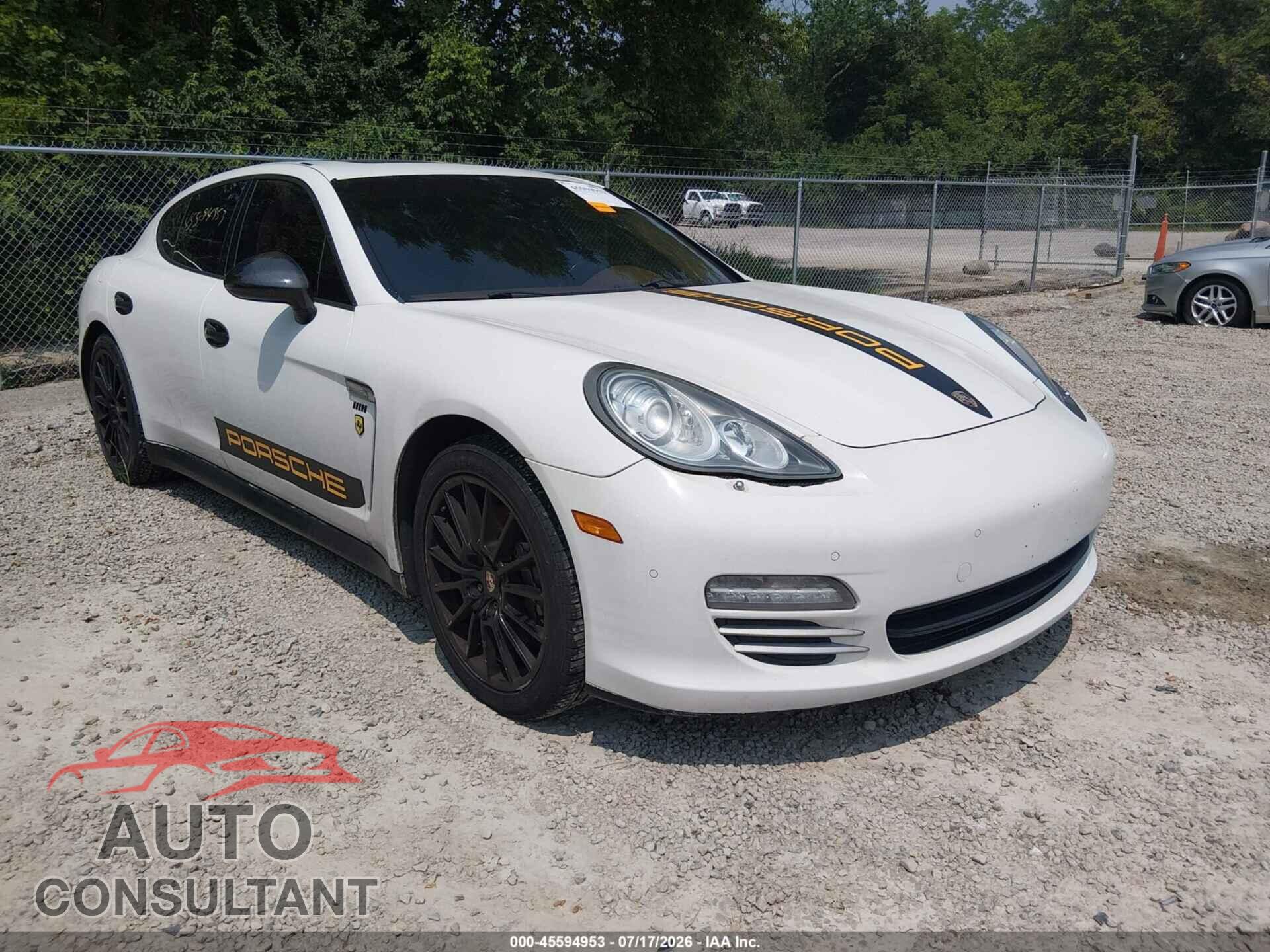 PORSCHE PANAMERA 2012 - WP0AB2A73CL061237