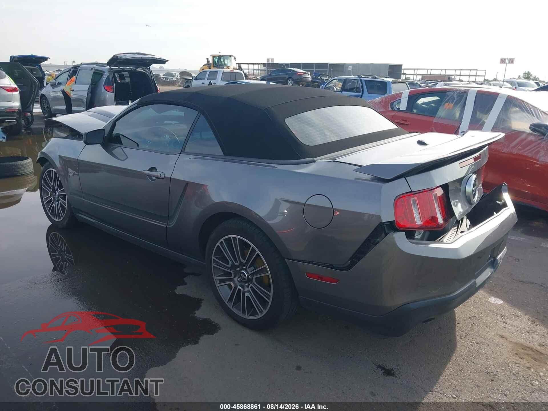 FORD MUSTANG 2010 - 1ZVBP8FH0A5119829