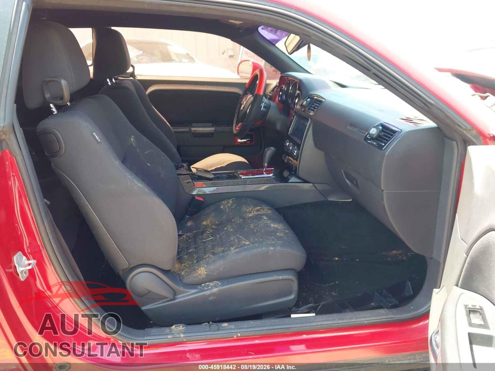 DODGE CHALLENGER 2012 - 2C3CDYBT2CH144662