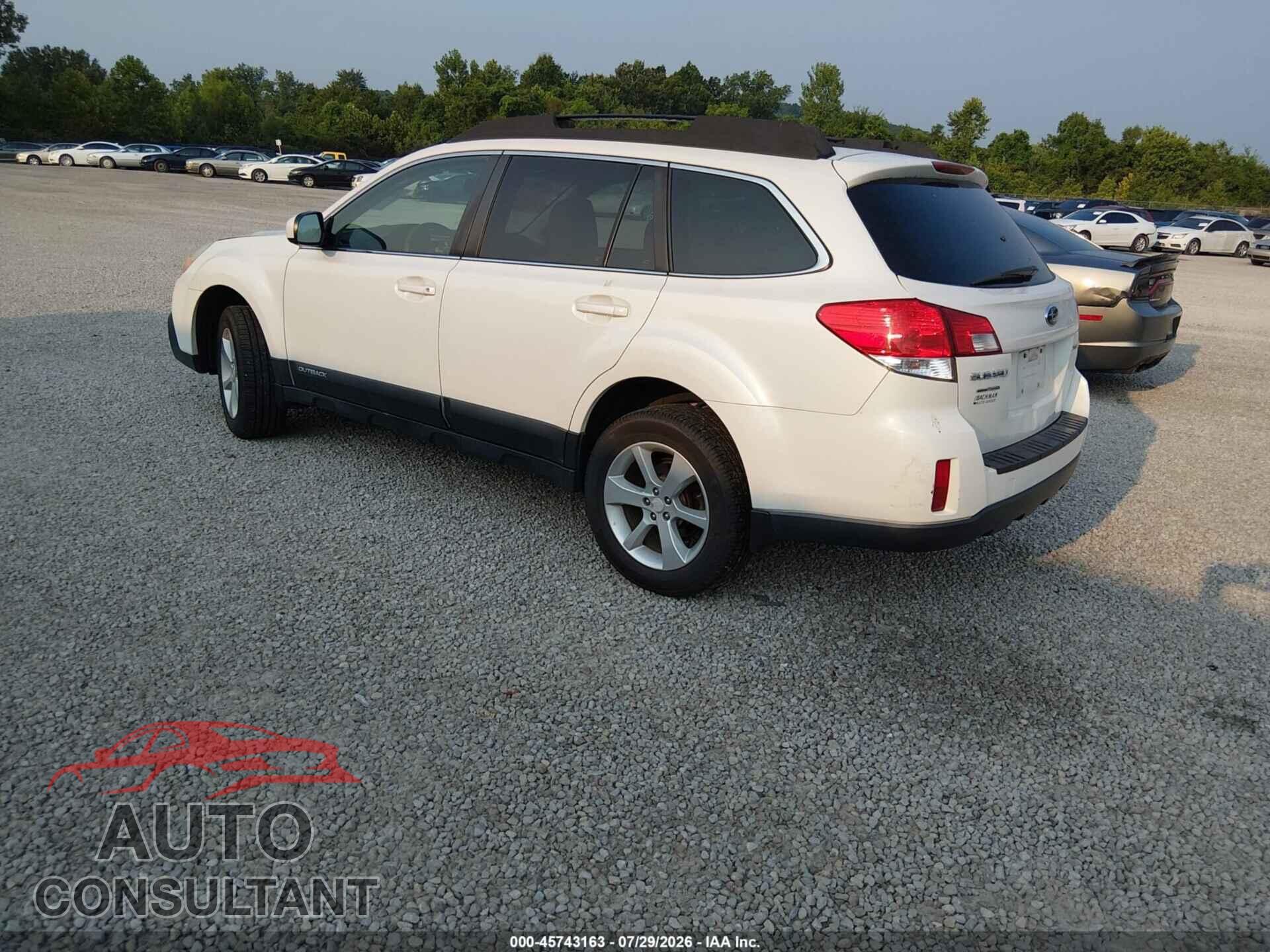 SUBARU OUTBACK 2013 - 4S4BRCCC3D3274105