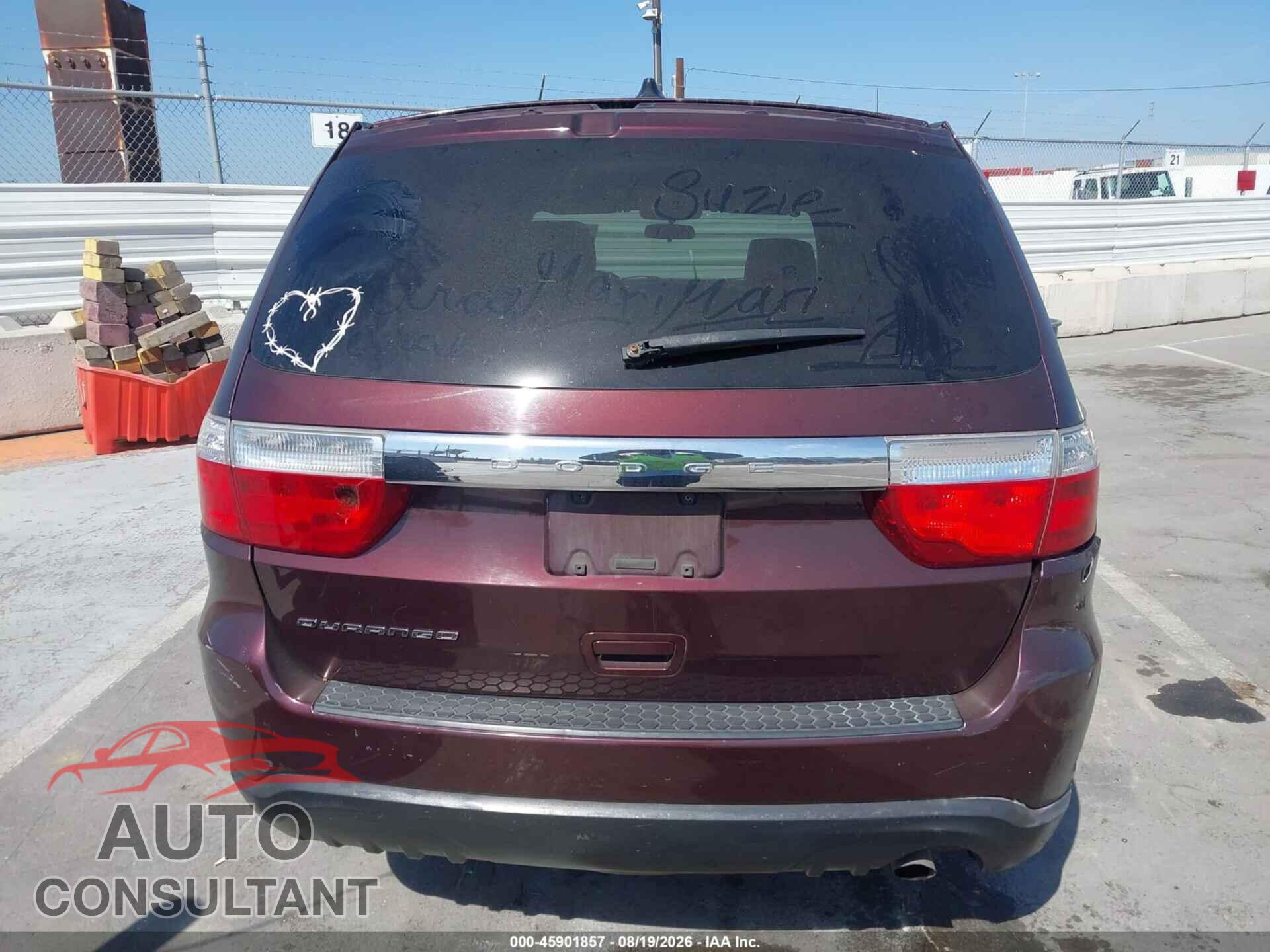 DODGE DURANGO 2012 - 1C4RDHAG5CC321847