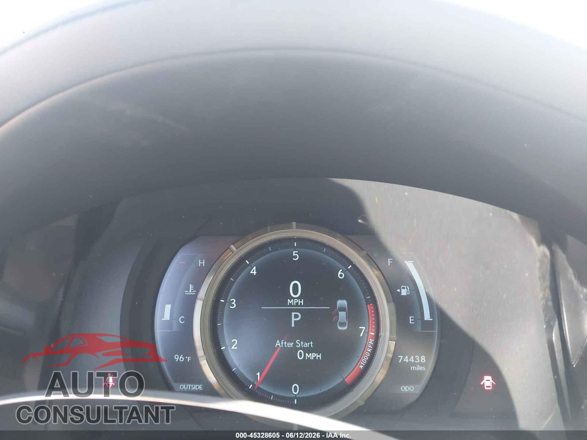 LEXUS IS 250 2014 - JTHBF1D29E5043480
