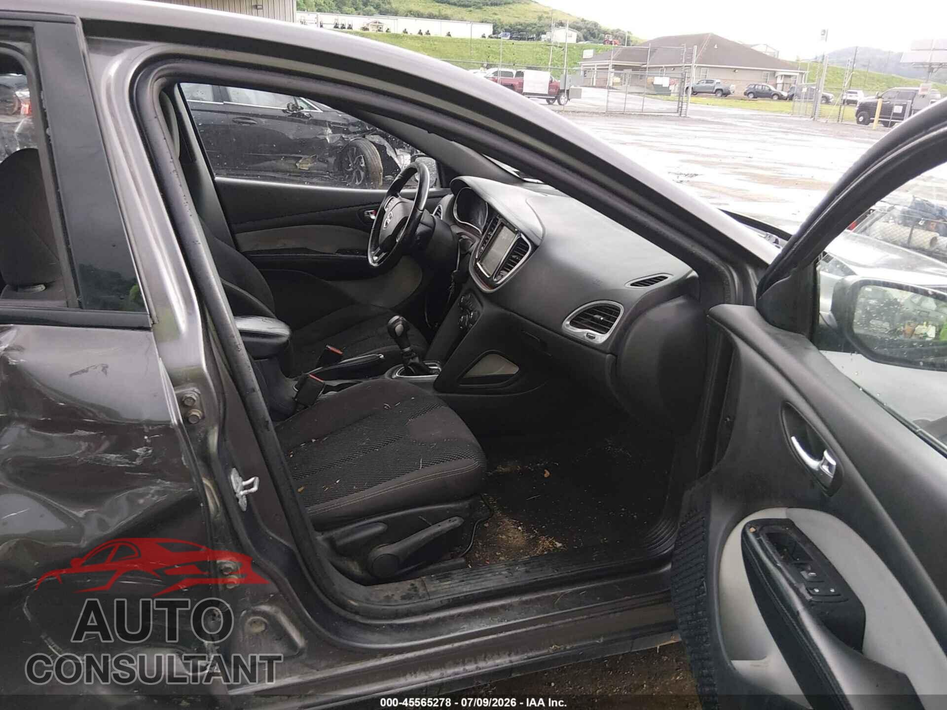 DODGE DART 2015 - 1C3CDFBB0FD120373