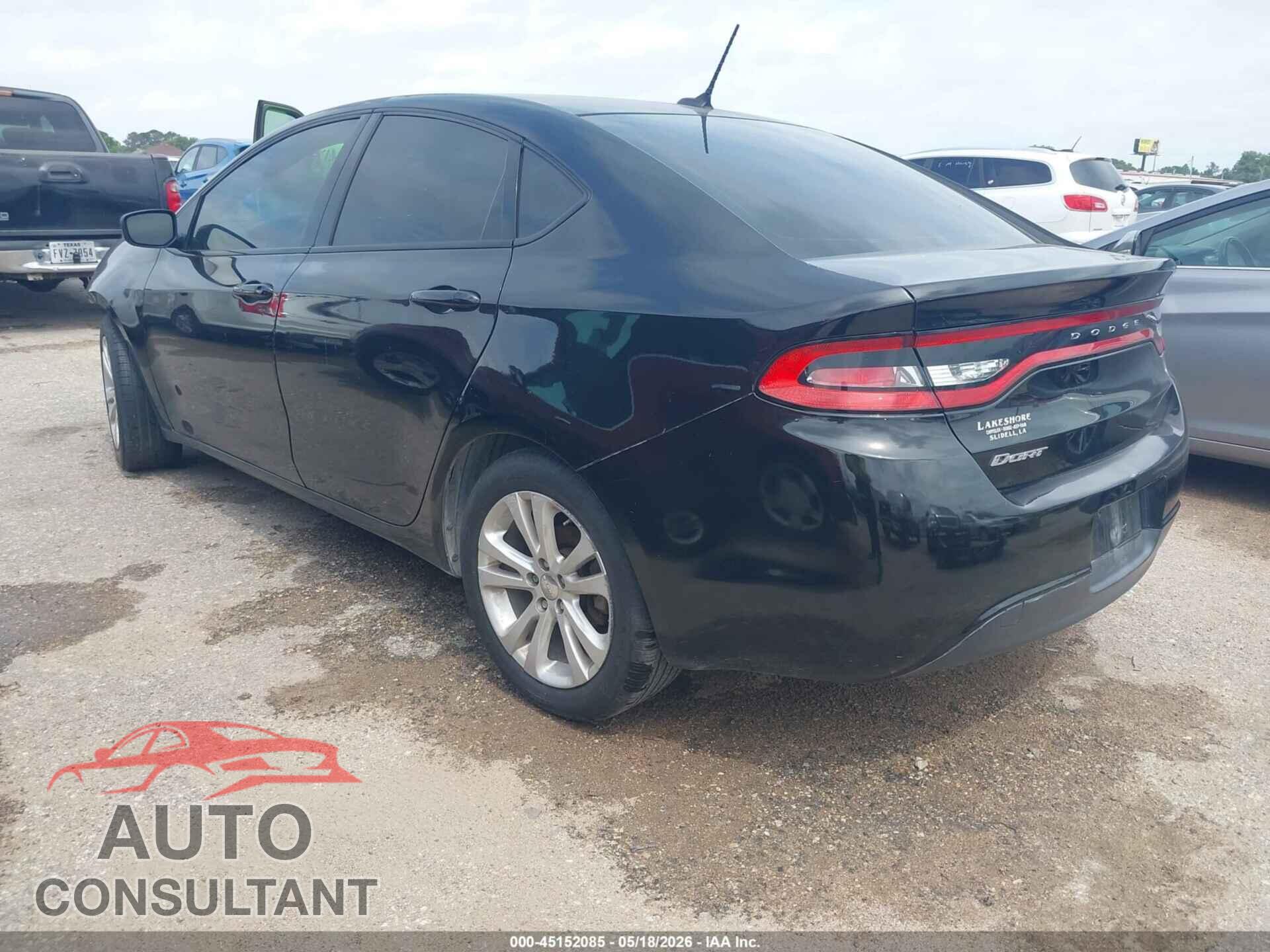 DODGE DART 2016 - 1C3CDFAA4GD703877