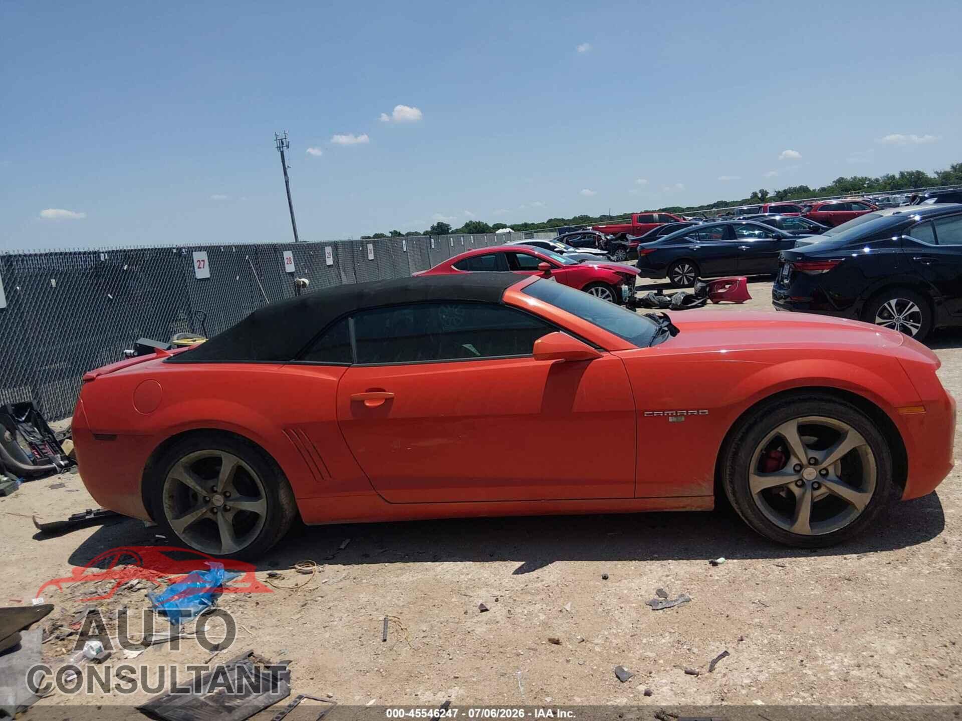 CHEVROLET CAMARO 2013 - 2G1FC3D30D9239057