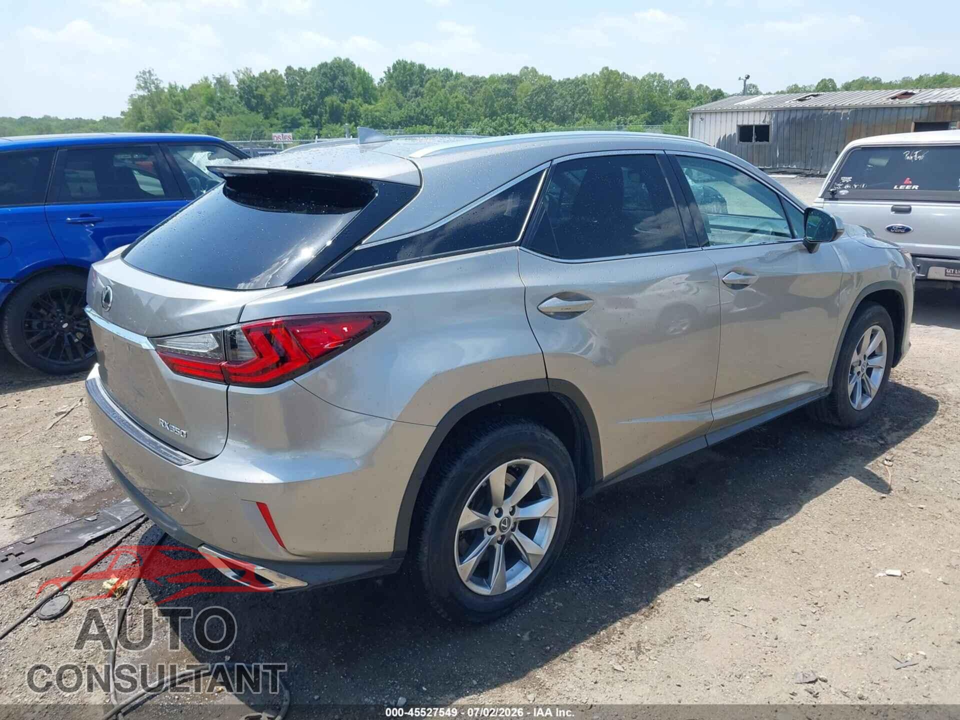 LEXUS RX 350 2019 - 2T2BZMCA4KC202175