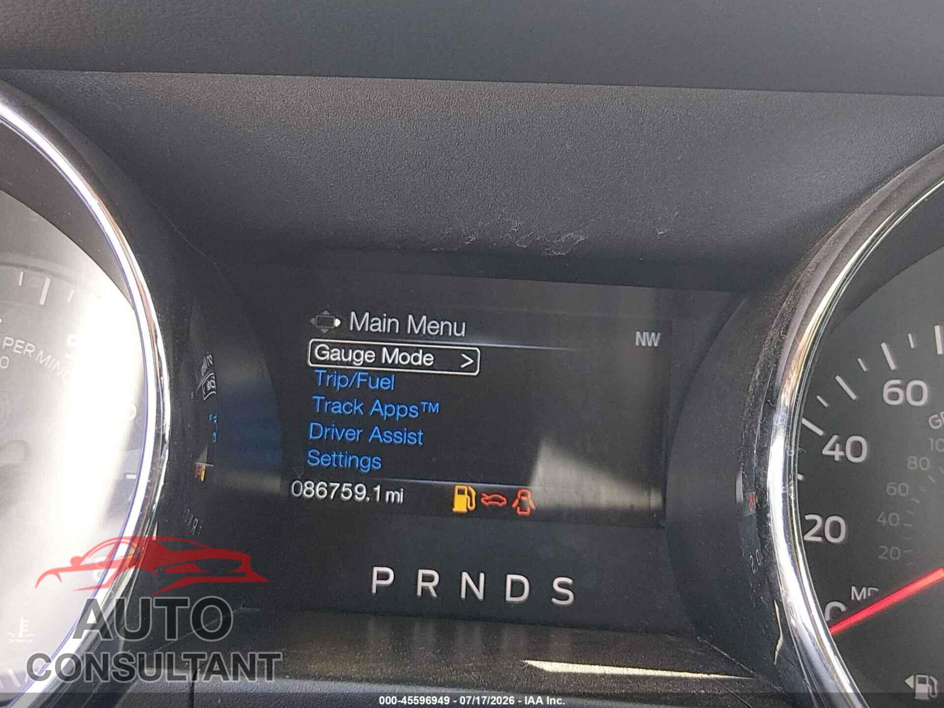 FORD MUSTANG 2016 - 1FA6P8TH4G5257509