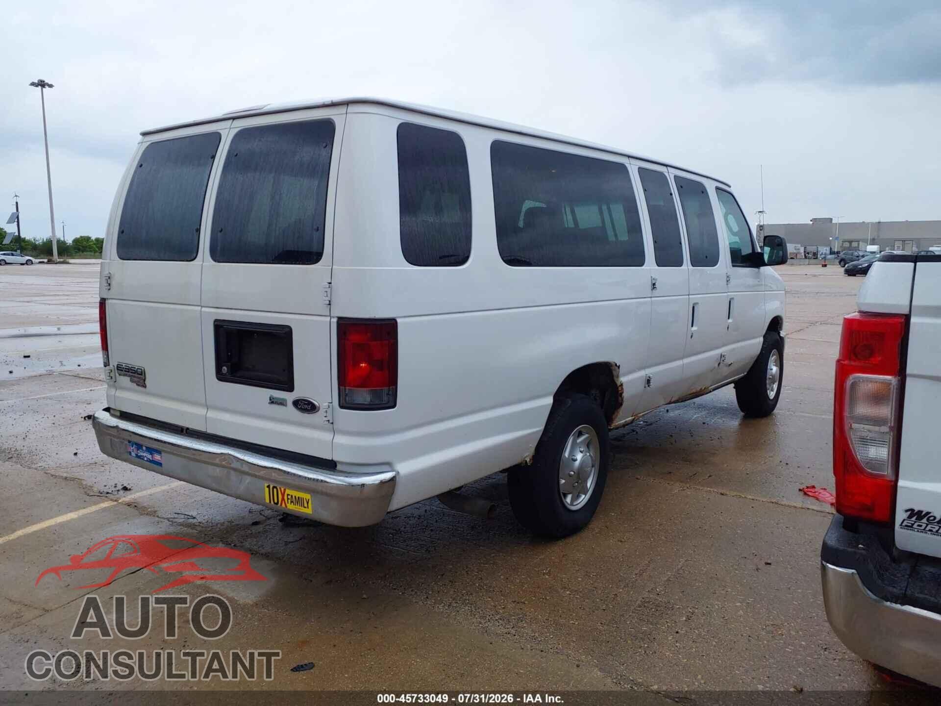 FORD E-350 SUPER DUTY 2012 - 1FBSS3BL8CDA76353