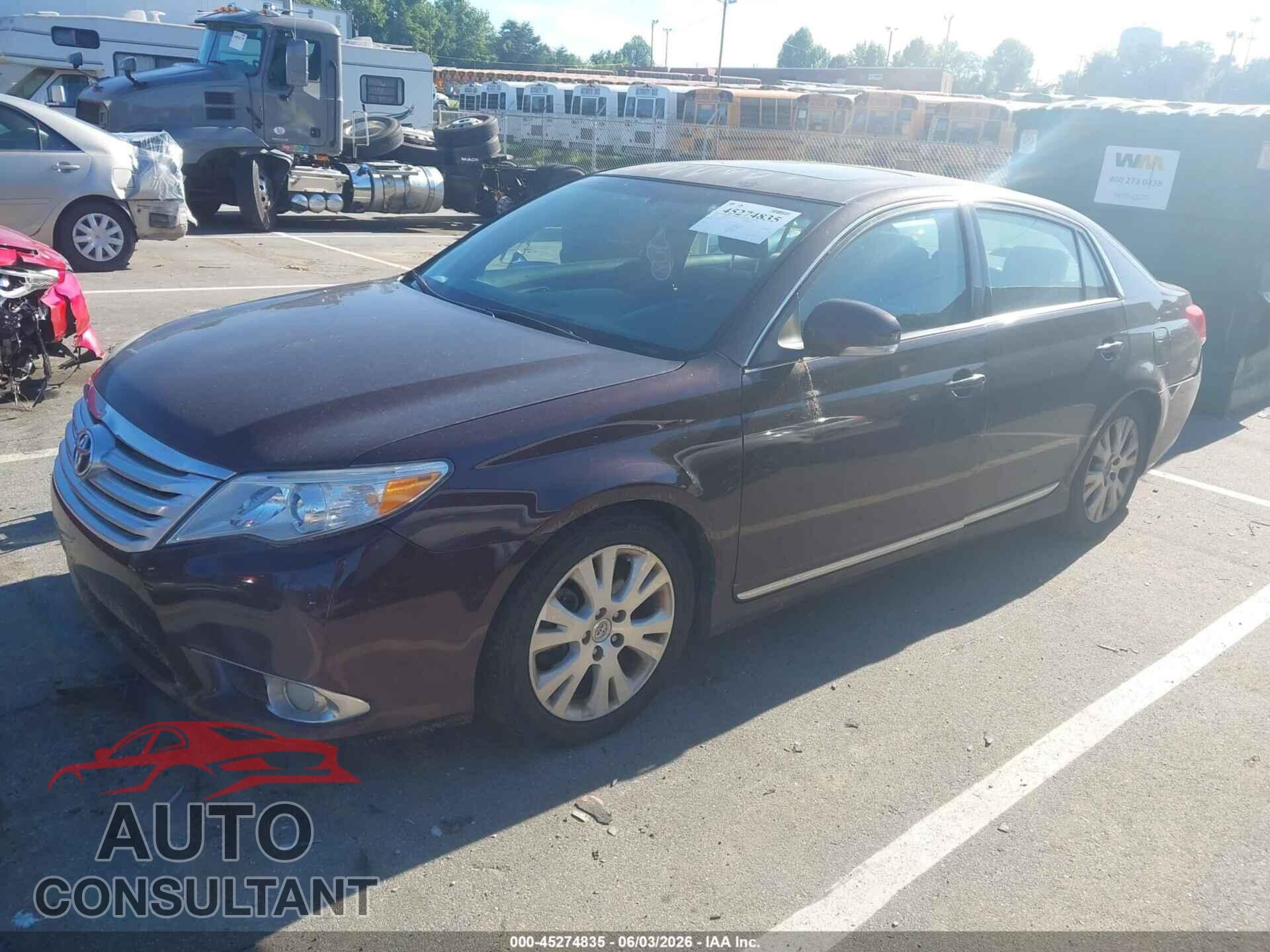 TOYOTA AVALON 2012 - 4T1BK3DB2CU452976