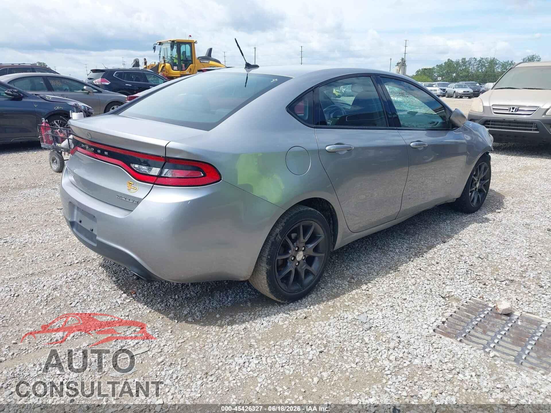 DODGE DART 2015 - 1C3CDFBB8FD320577
