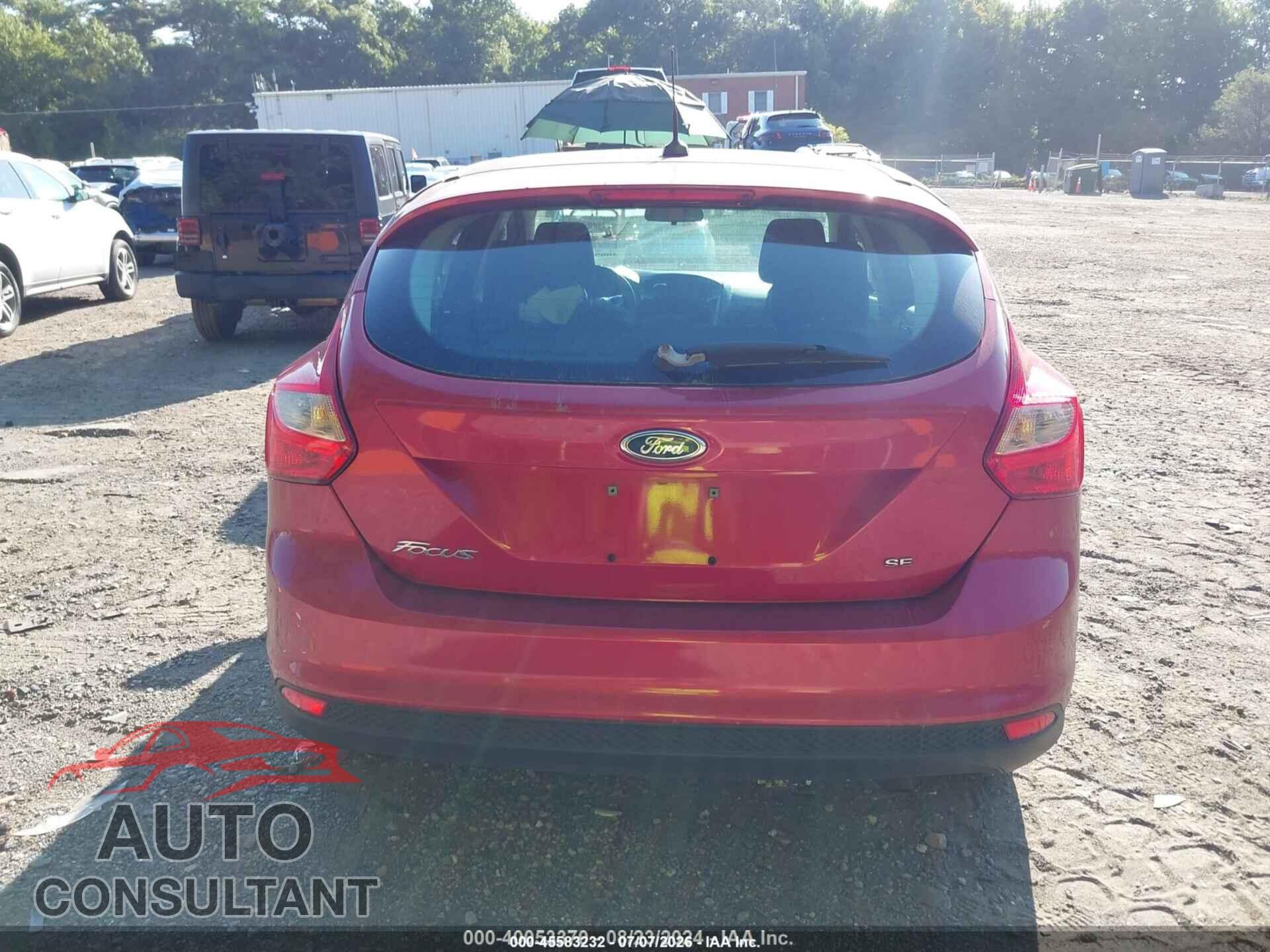 FORD FOCUS 2012 - 1FAHP3K29CL219501