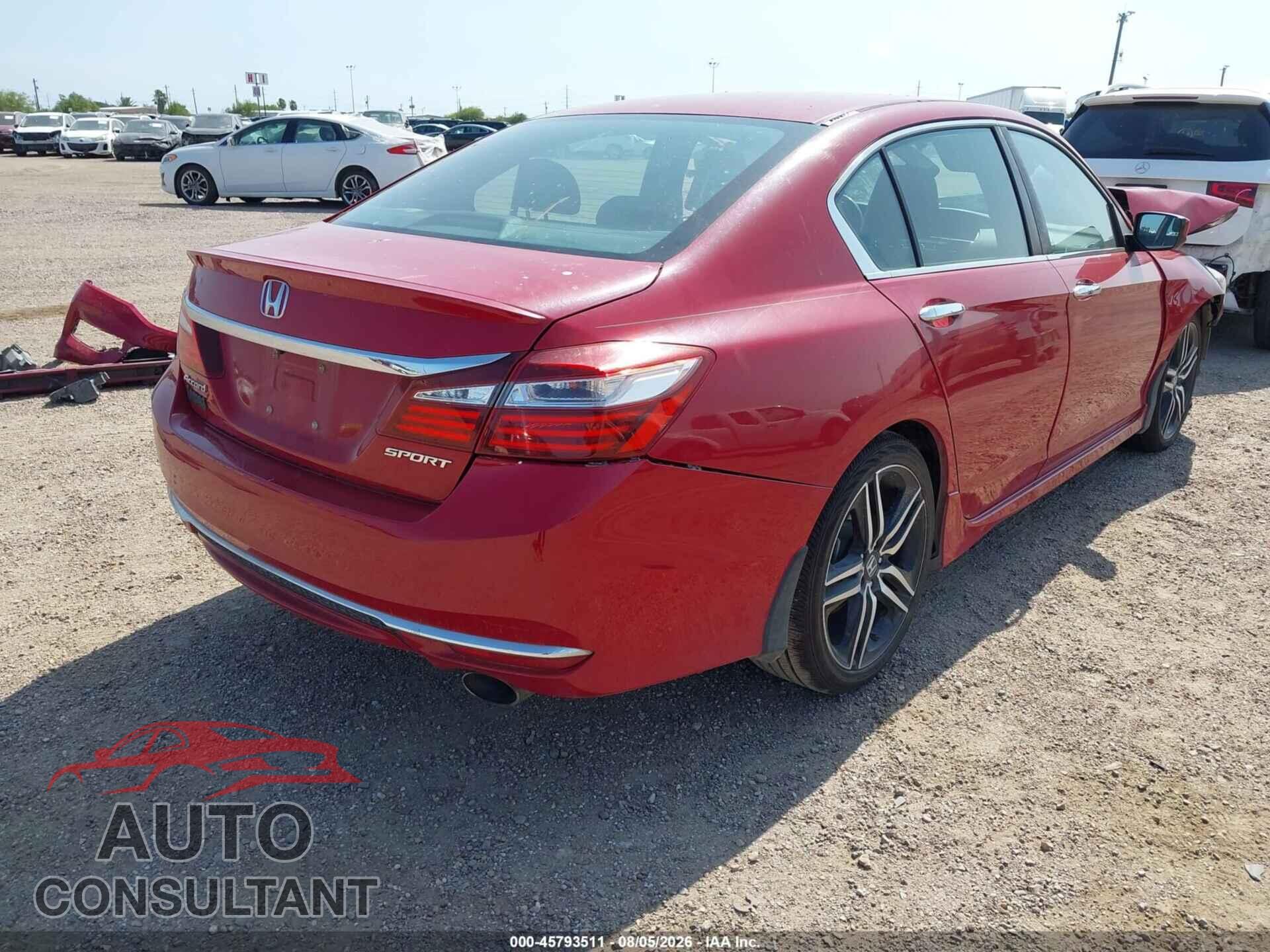 HONDA ACCORD 2017 - 1HGCR2F59HA041784