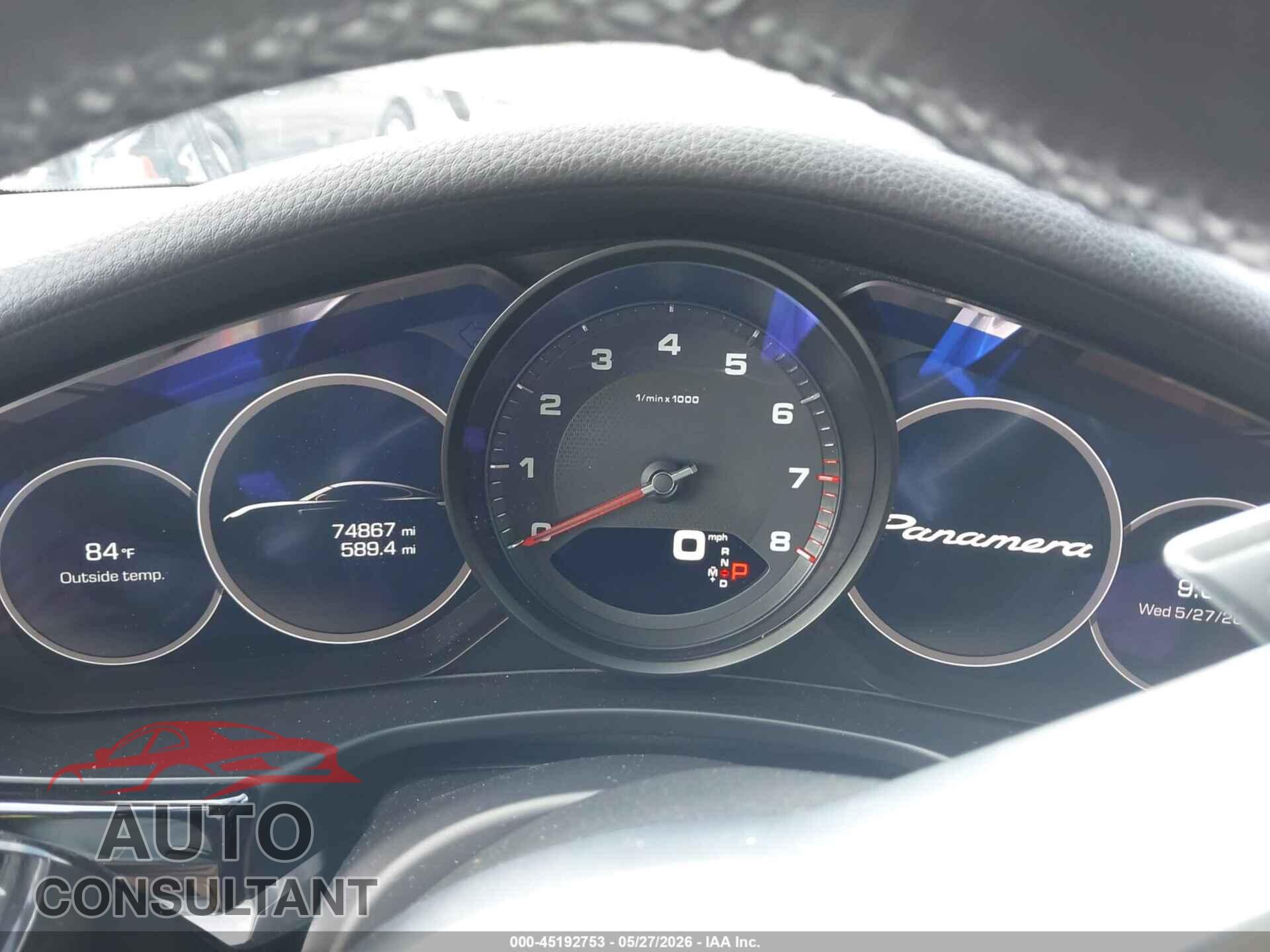 PORSCHE PANAMERA 2018 - WP0AA2A72JL117684