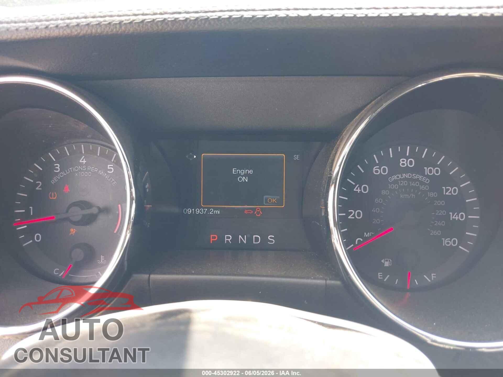 FORD MUSTANG 2017 - 1FA6P8AM7H5236977