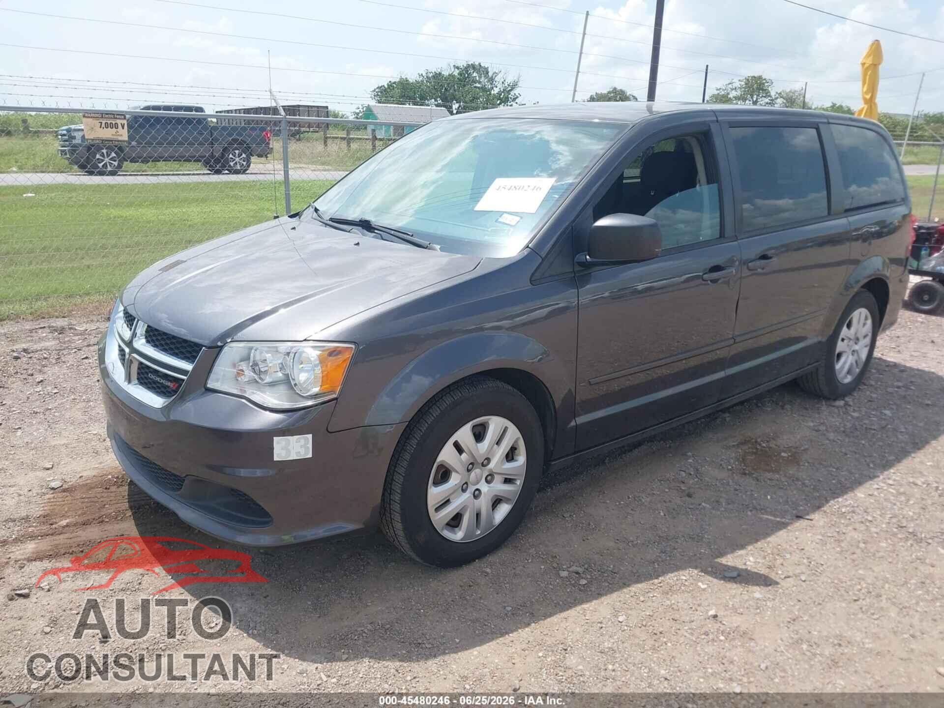 DODGE GRAND CARAVAN 2017 - 2C4RDGBG1HR866354