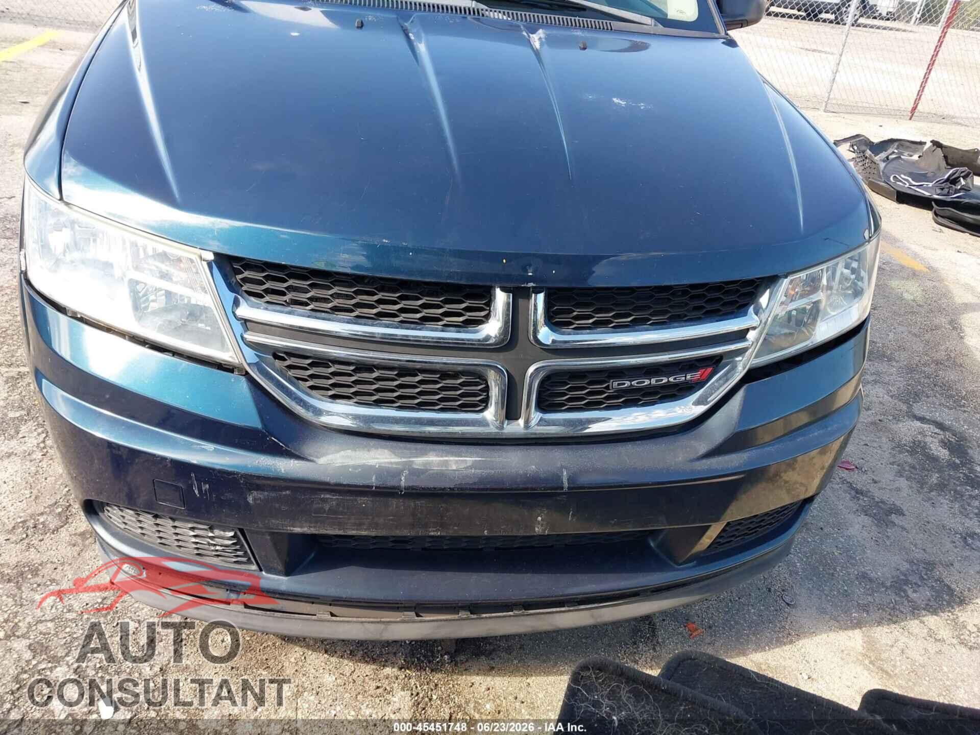 DODGE JOURNEY 2013 - 3C4PDCAB4DT630715