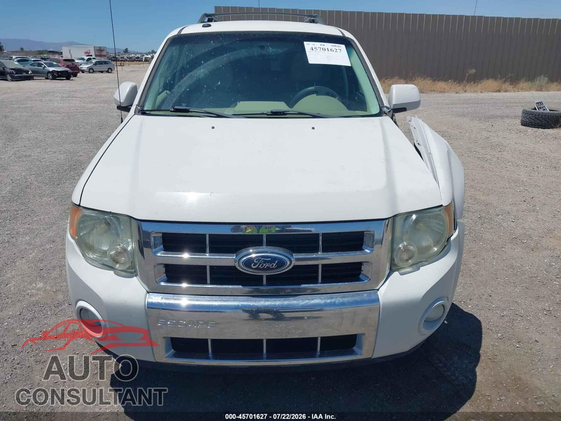 FORD ESCAPE 2012 - 1FMCU0E7XCKA65207