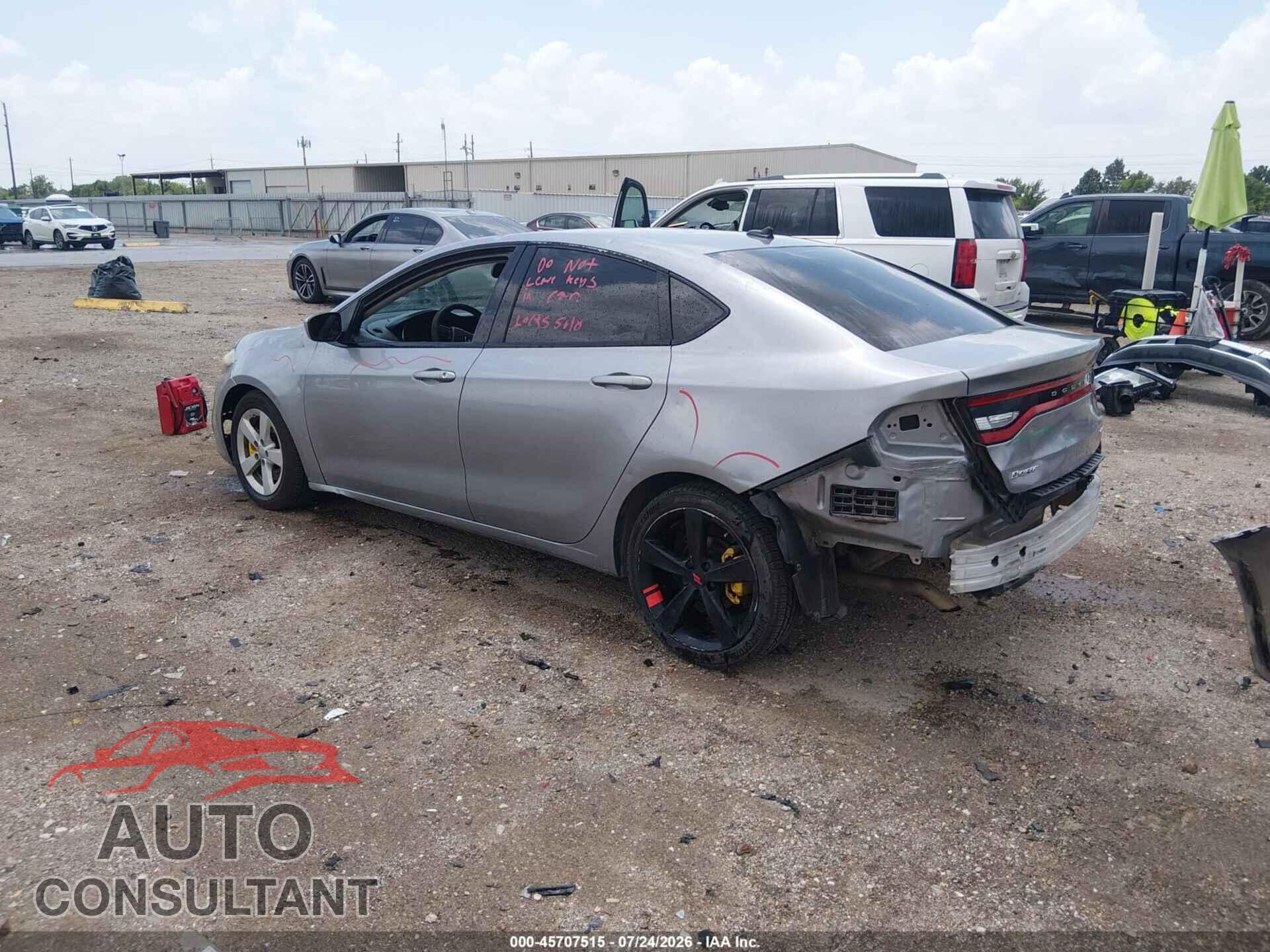 DODGE DART 2015 - 1C3CDFBBXFD390310