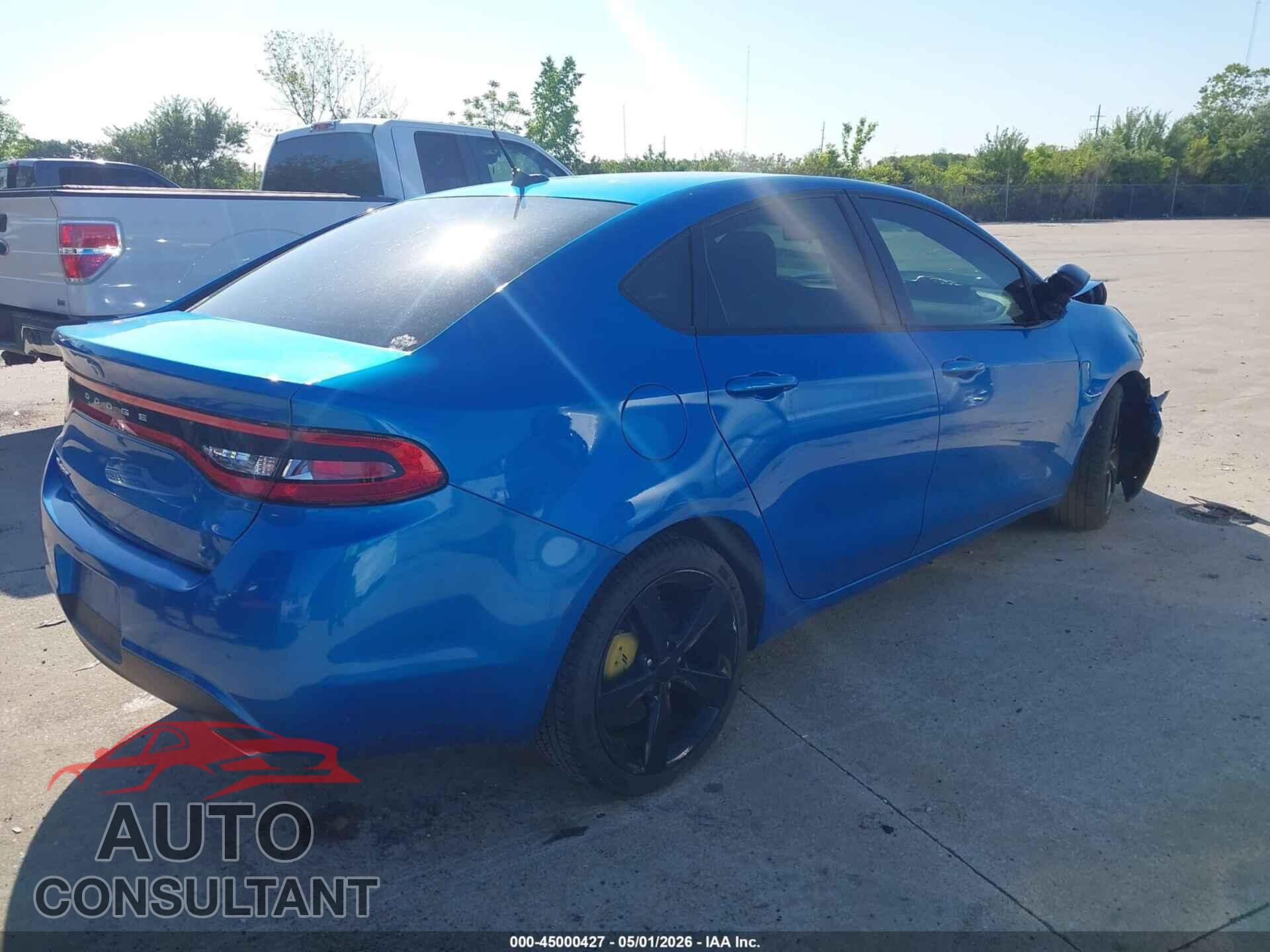 DODGE DART 2015 - 1C3CDFBB7FD266589