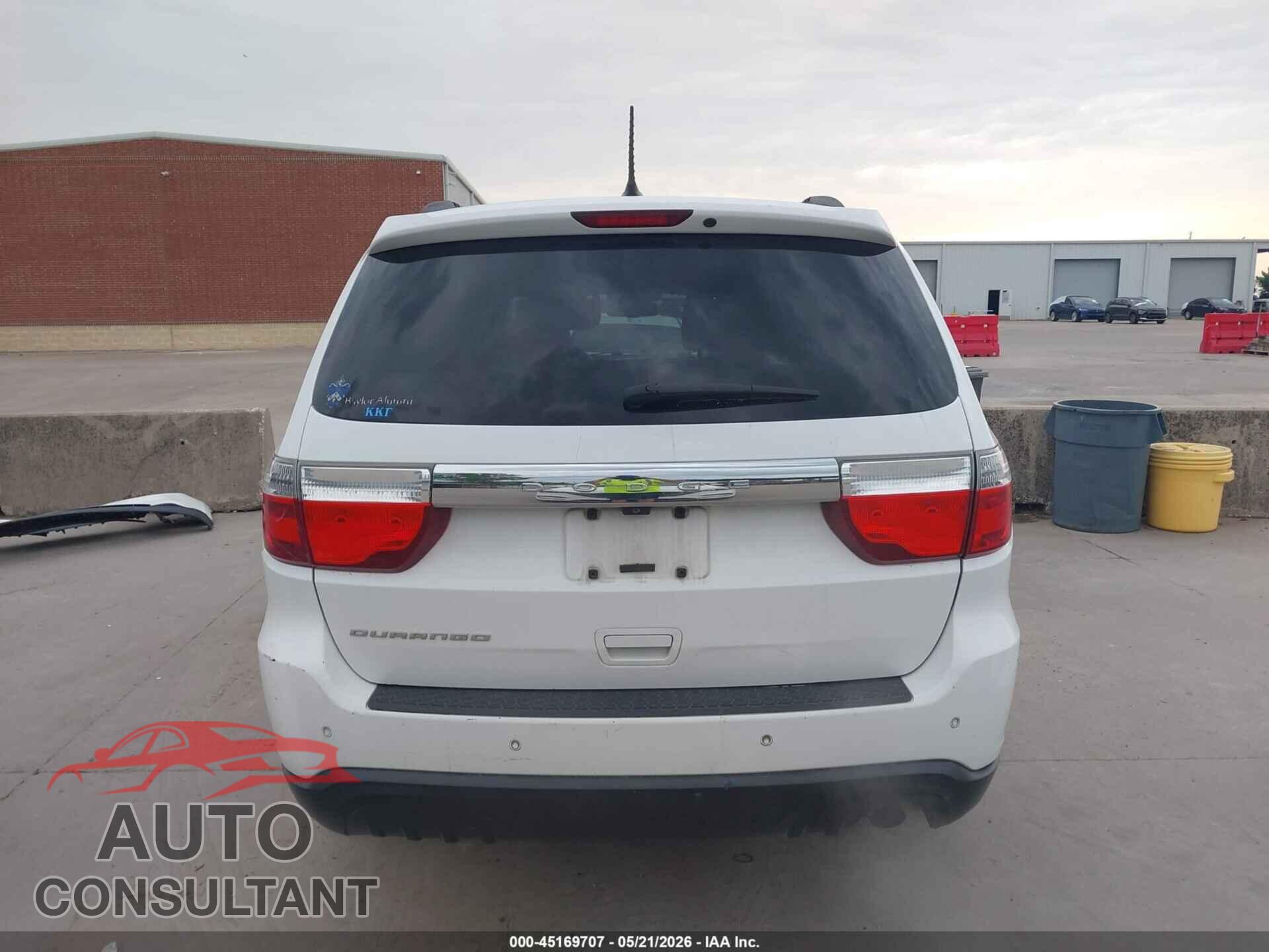 DODGE DURANGO 2013 - 1C4RDHAG6DC695112