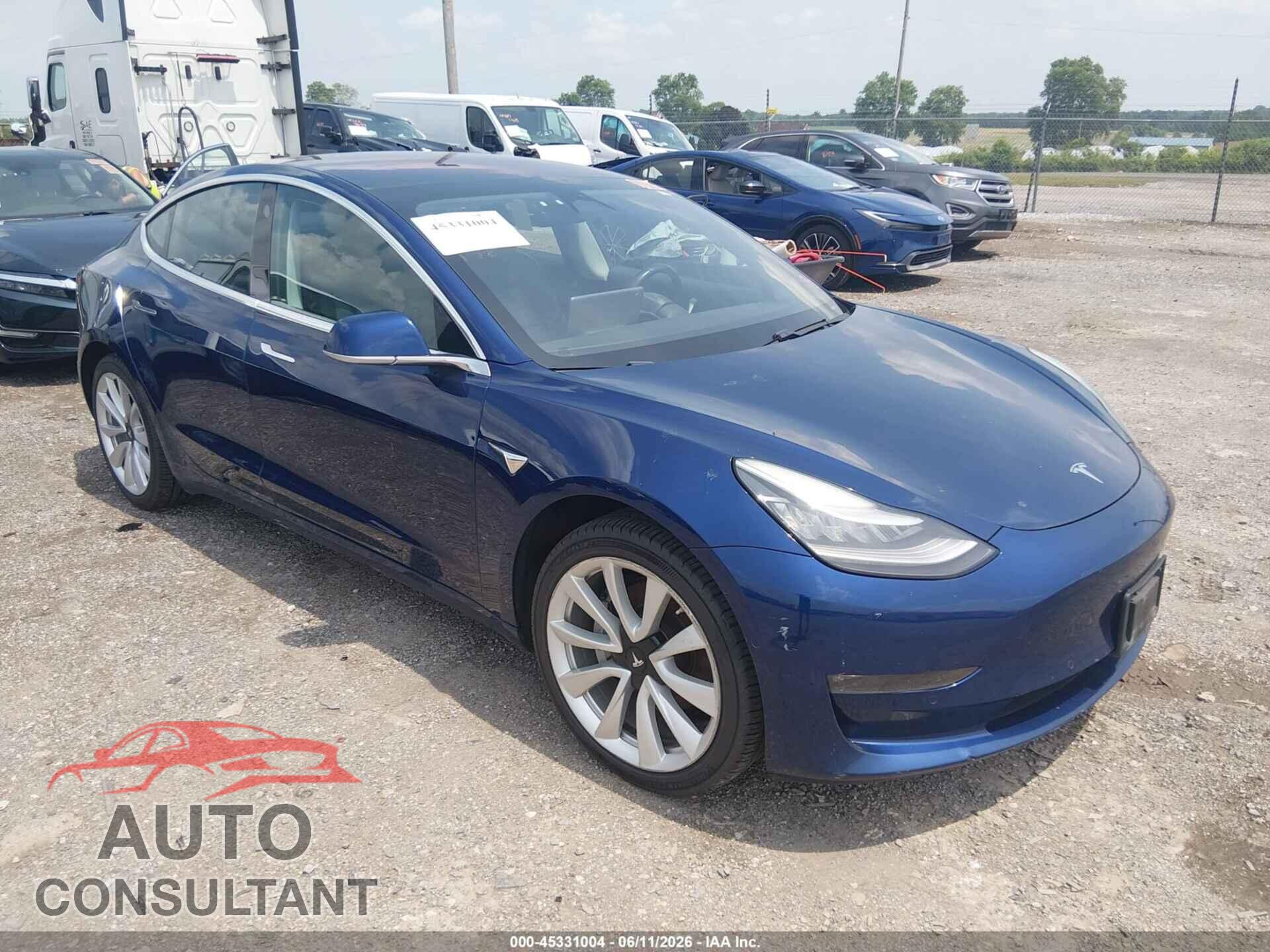 TESLA MODEL 3 2018 - 5YJ3E1EA9JF003729