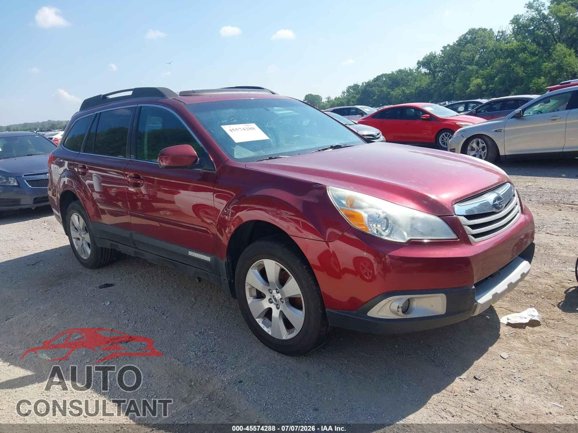 SUBARU OUTBACK 2012 - 4S4BRCKCXC3268074
