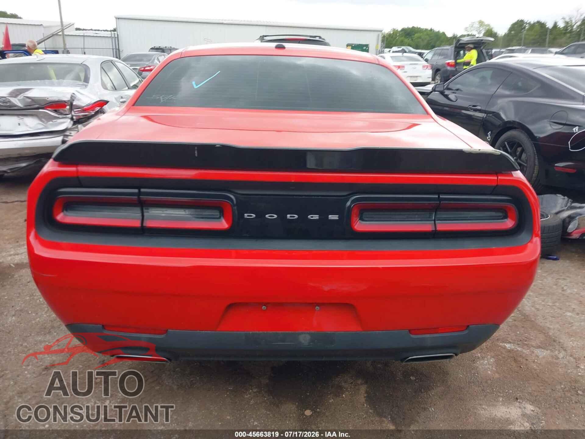 DODGE CHALLENGER 2016 - 2C3CDZAG1GH184666