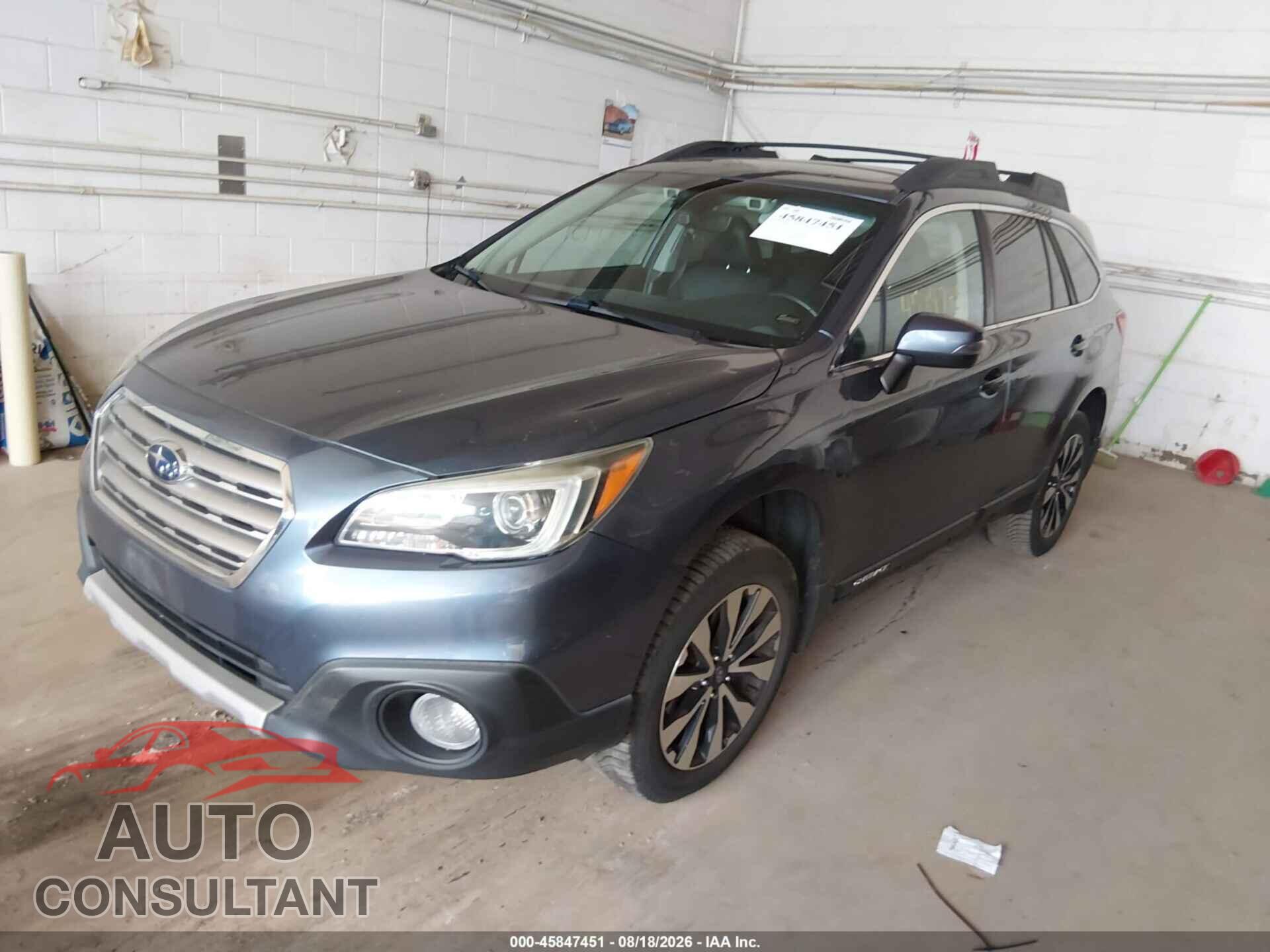 SUBARU OUTBACK 2017 - 4S4BSANC1H3336077
