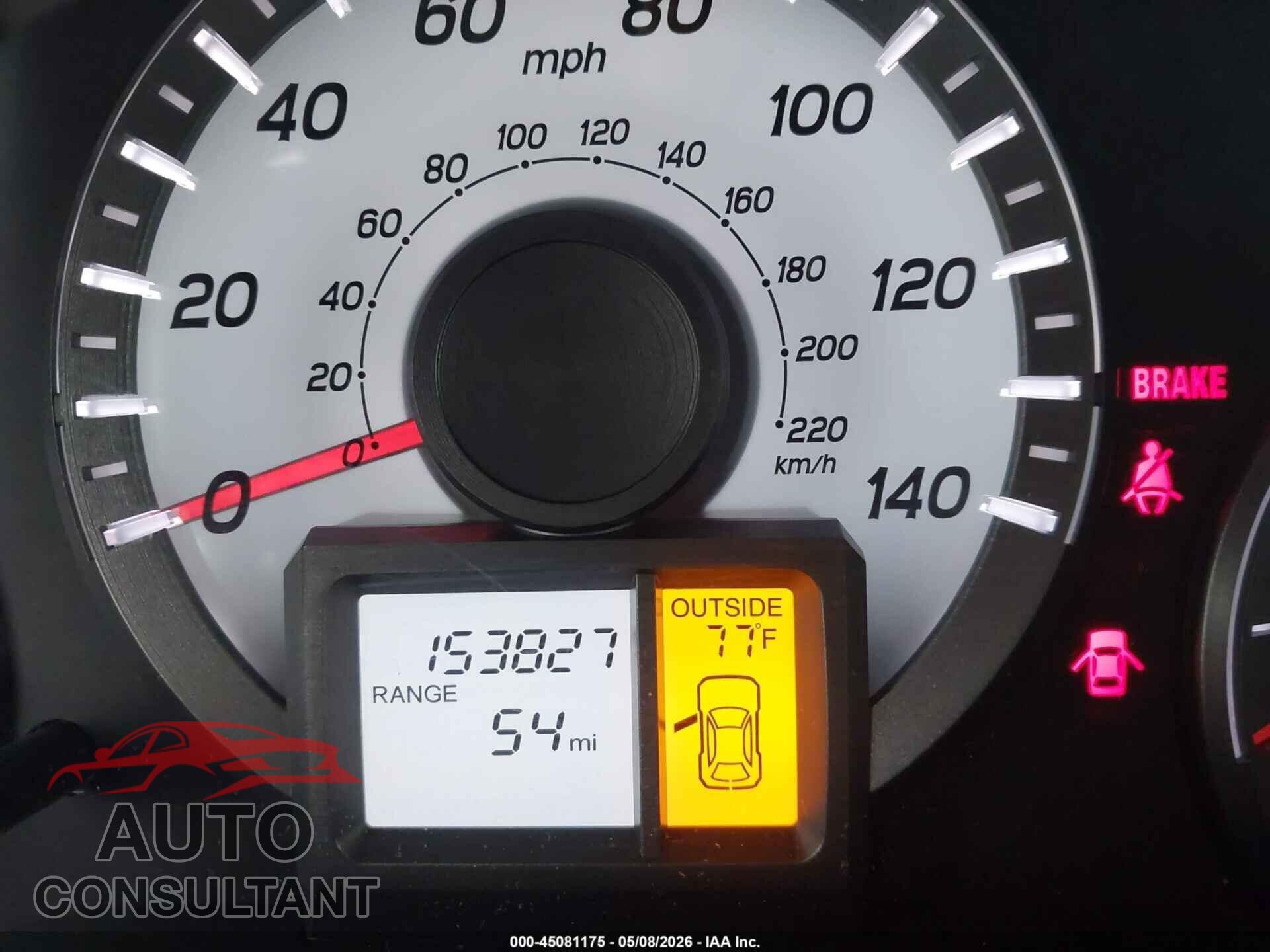 HONDA PILOT 2013 - 5FNYF3H68DB009807