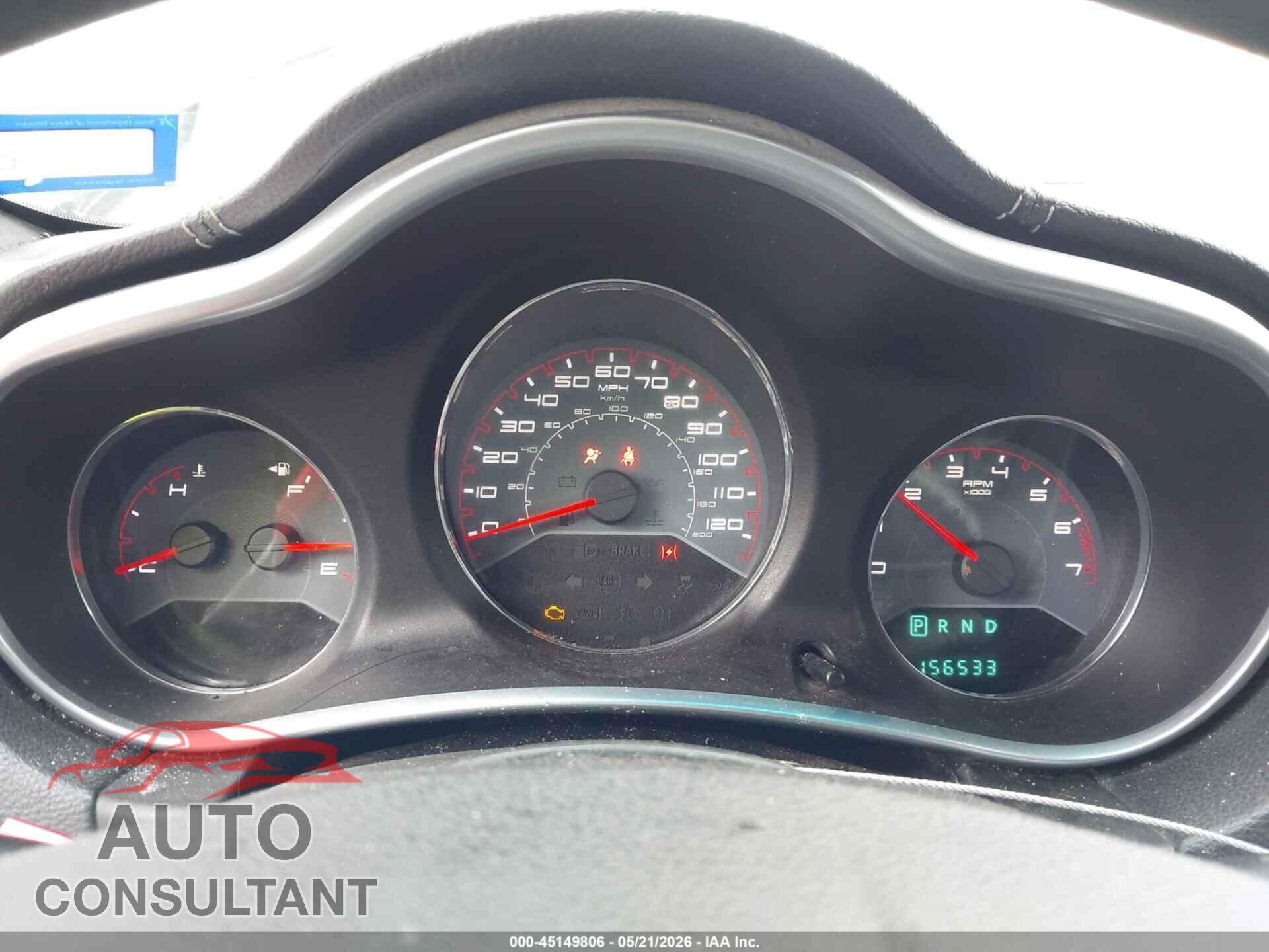 DODGE AVENGER 2013 - 1C3CDZAB1DN594245
