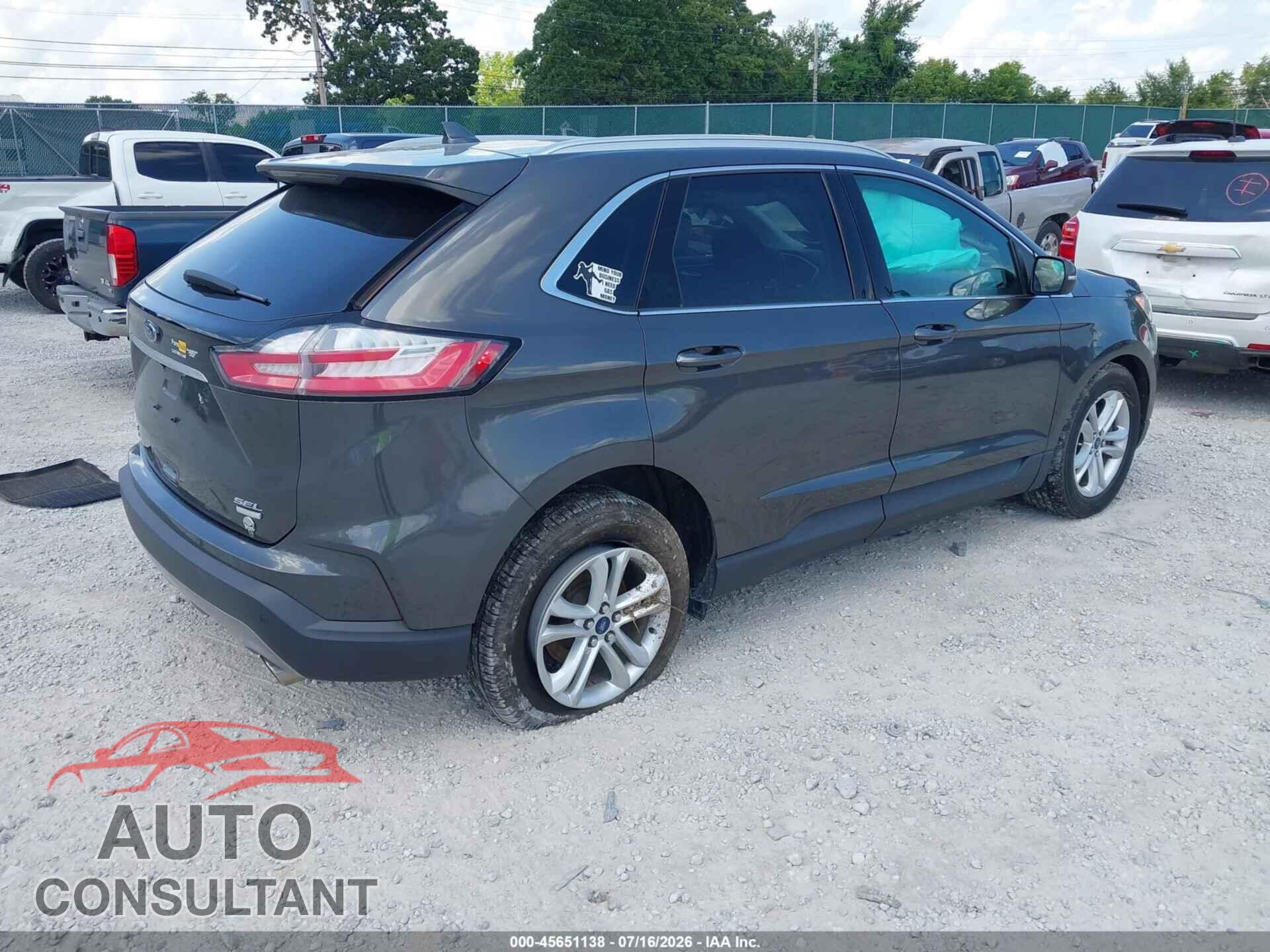 FORD EDGE 2019 - 2FMPK4J92KBC17754