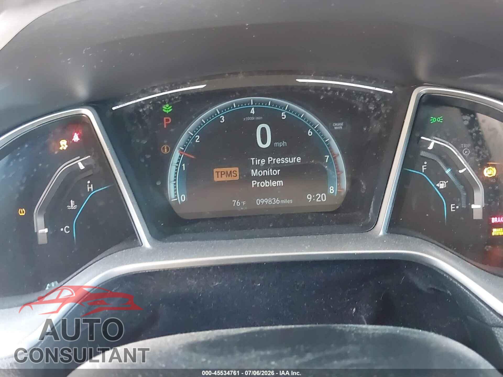 HONDA CIVIC 2017 - 2HGFC2F73HH542204