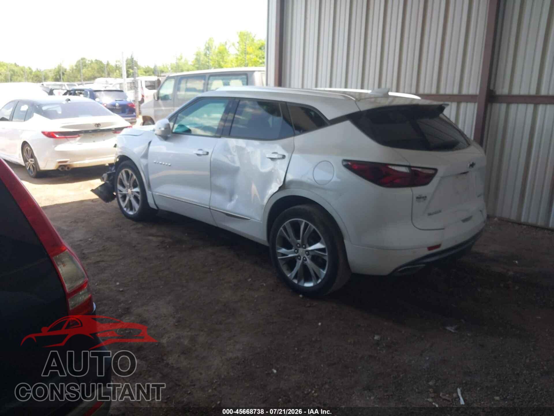 CHEVROLET BLAZER 2020 - 3GNKBFRSXLS572059