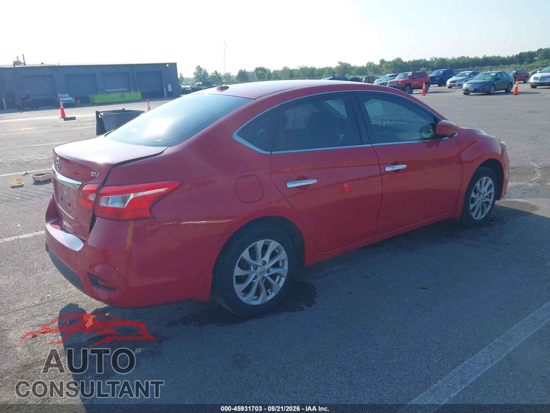 NISSAN SENTRA 2019 - 3N1AB7AP3KL605903
