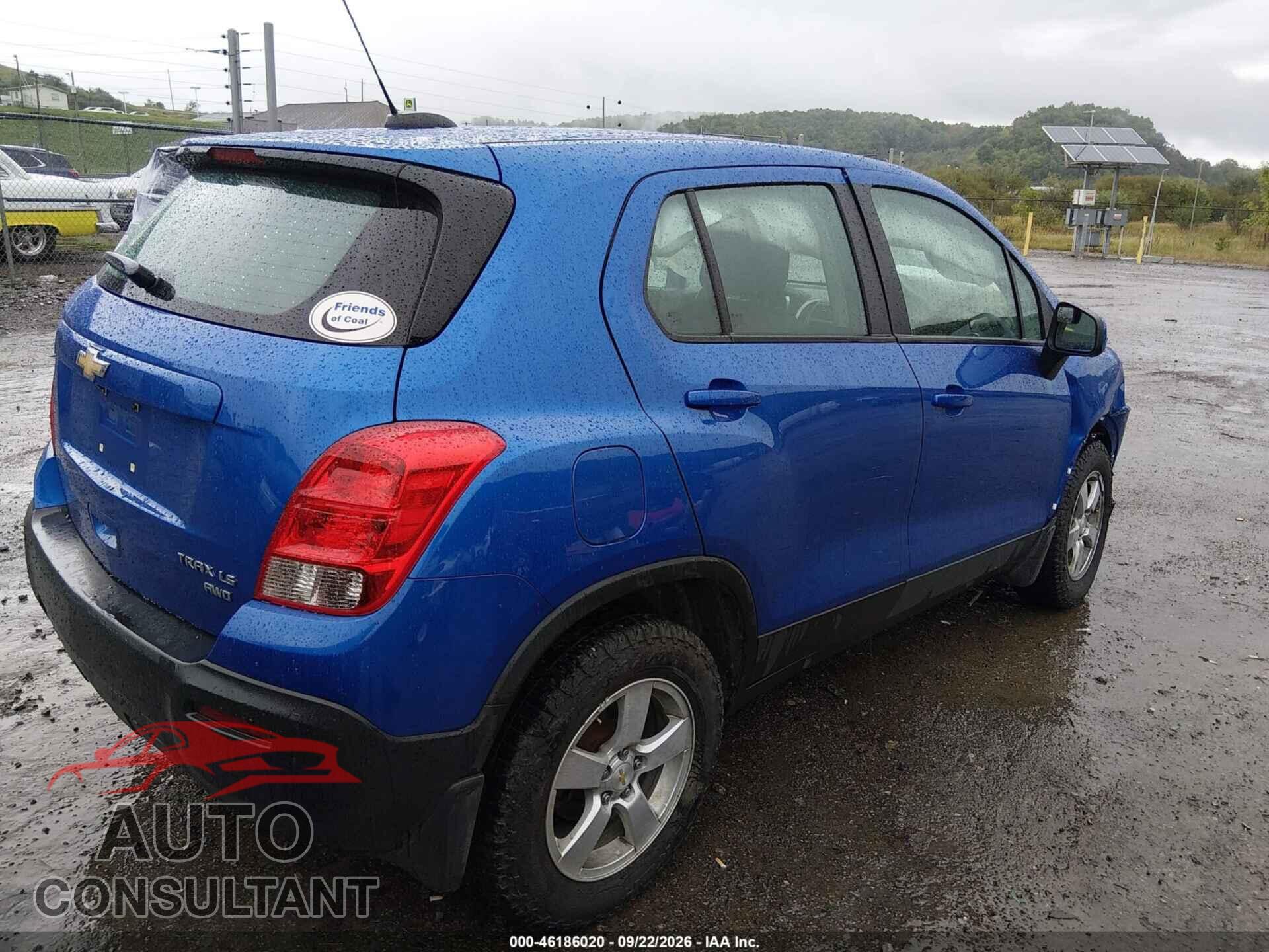 CHEVROLET TRAX 2015 - KL7CJPSB4FB069155