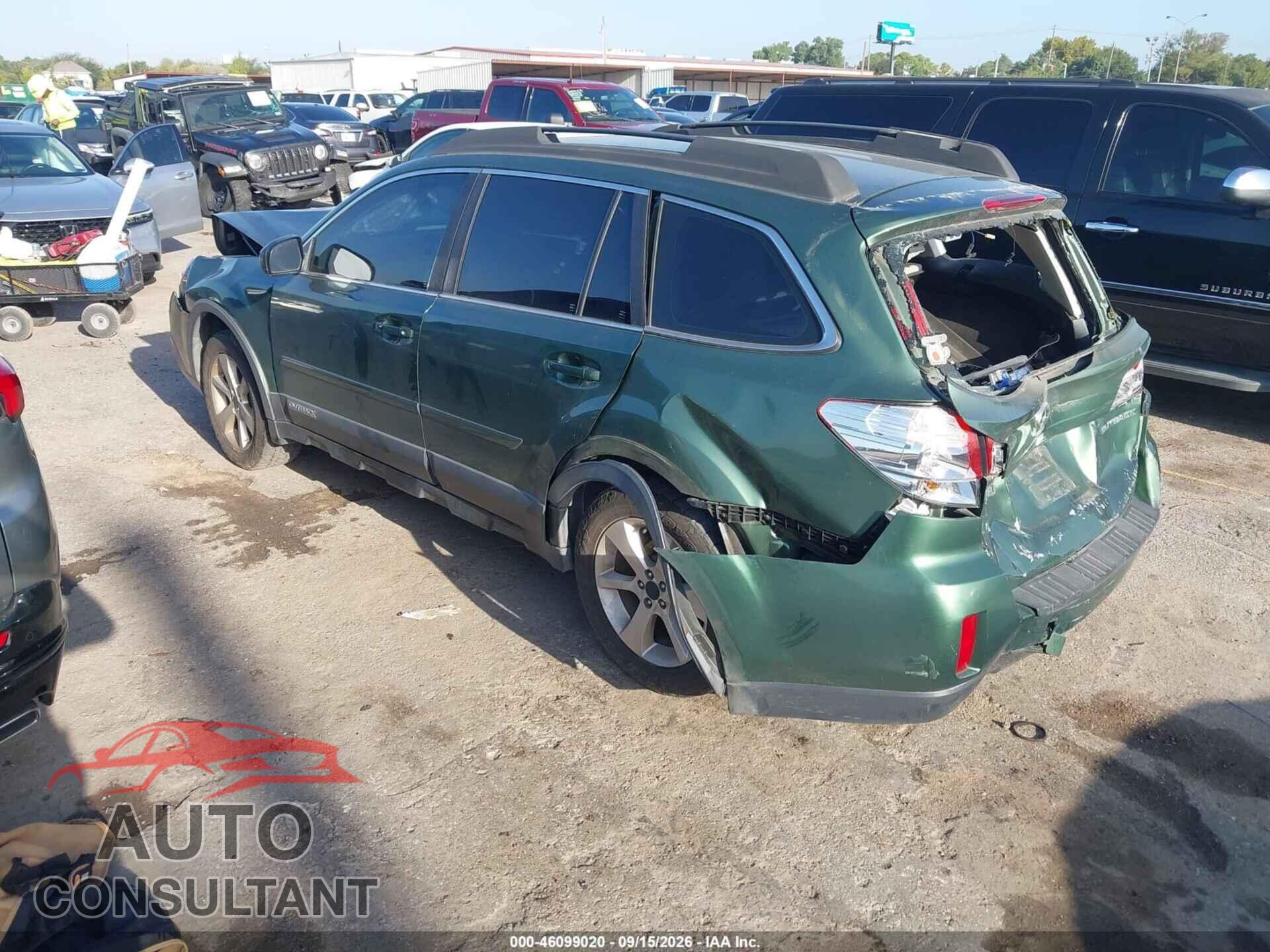 SUBARU OUTBACK 2014 - 4S4BRCAC3E3286145