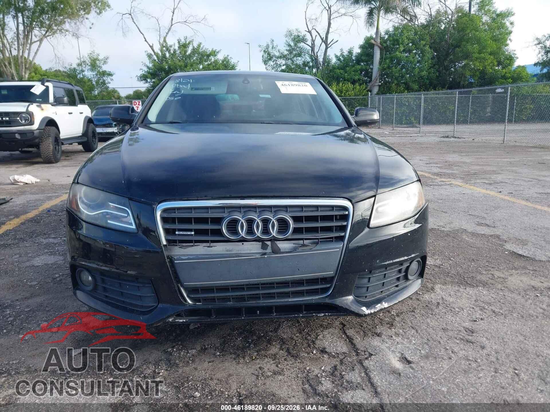 AUDI A4 2012 - WAUEFAFL1CN004378