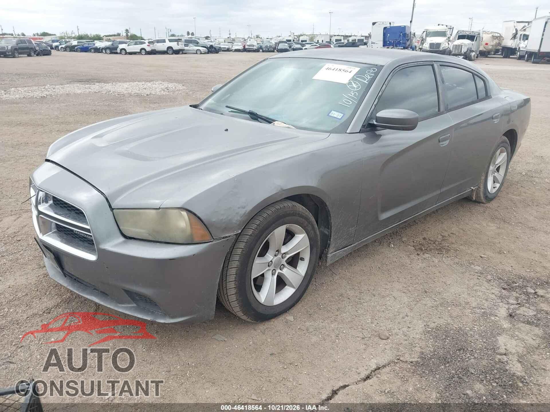 DODGE CHARGER 2012 - 2C3CDXBG7CH297616