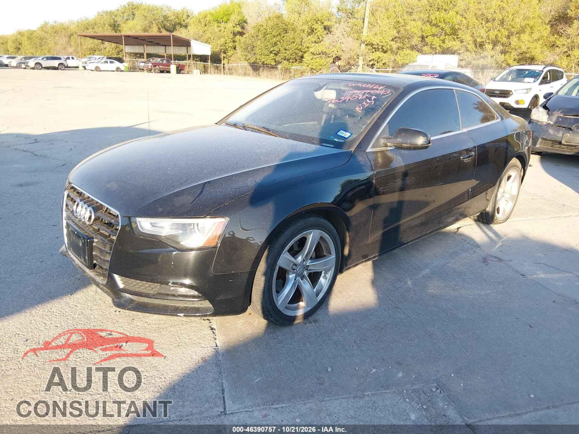 AUDI A5 2013 - WAULFAFR7DA078621