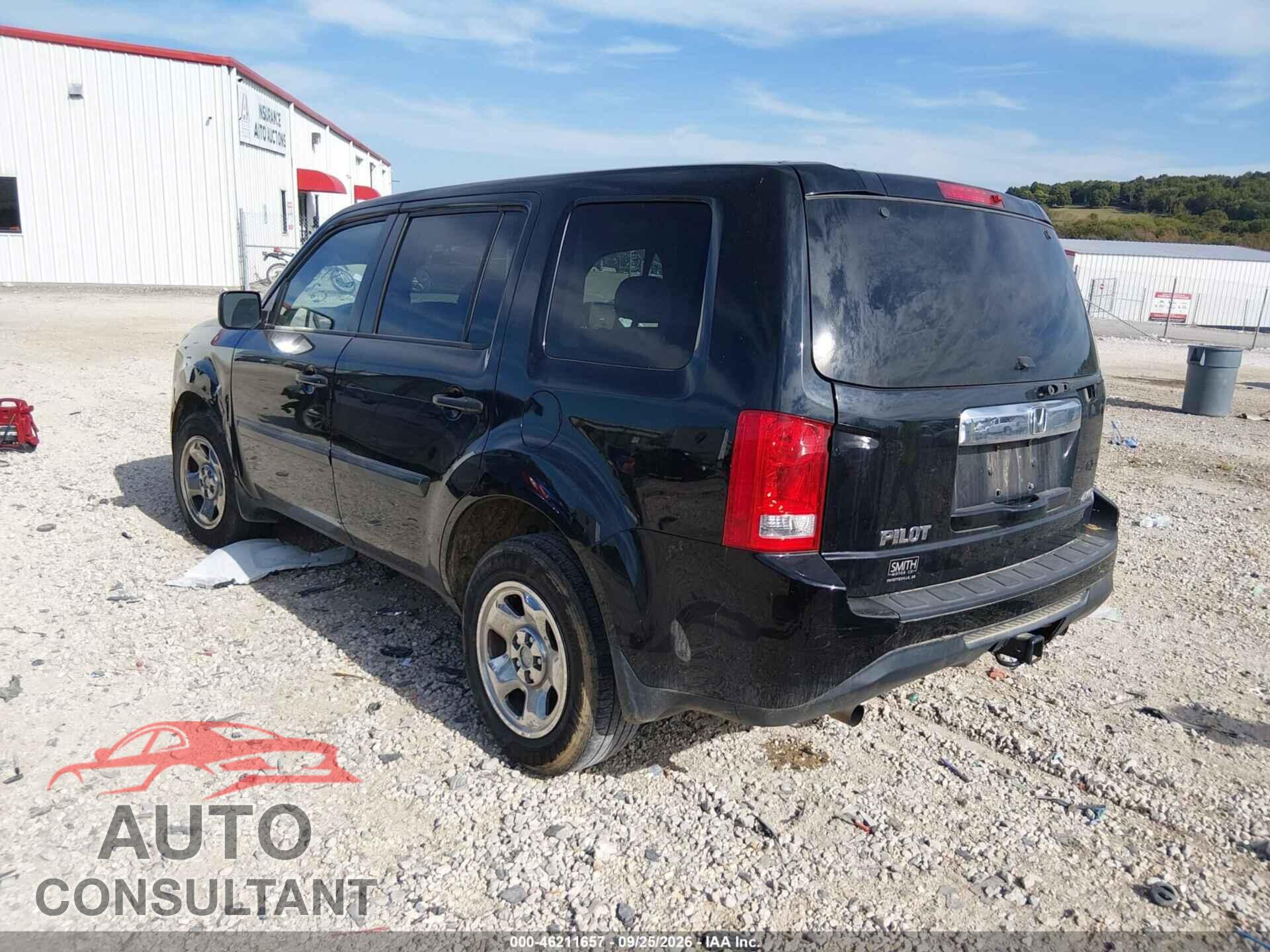 HONDA PILOT 2013 - 5FNYF4H21DB036236