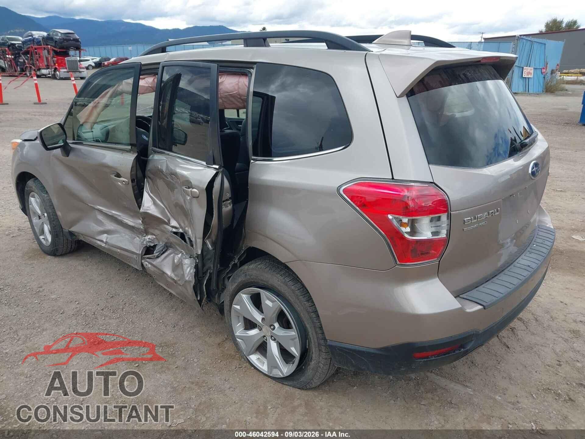 SUBARU FORESTER 2016 - JF2SJARC0GH500701