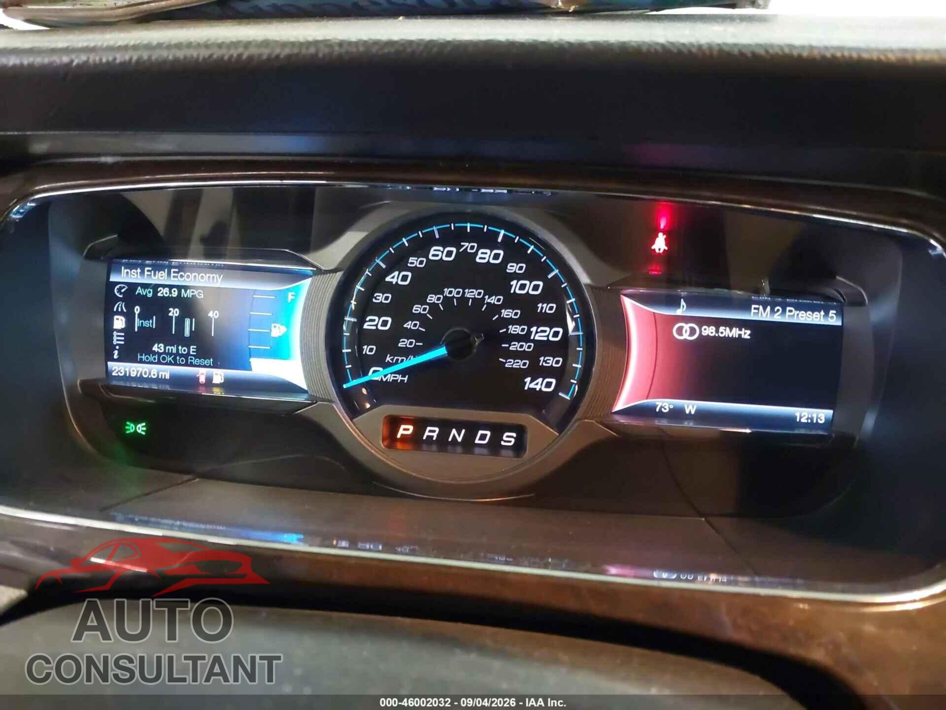 FORD TAURUS 2013 - 1FAHP2F89DG234454