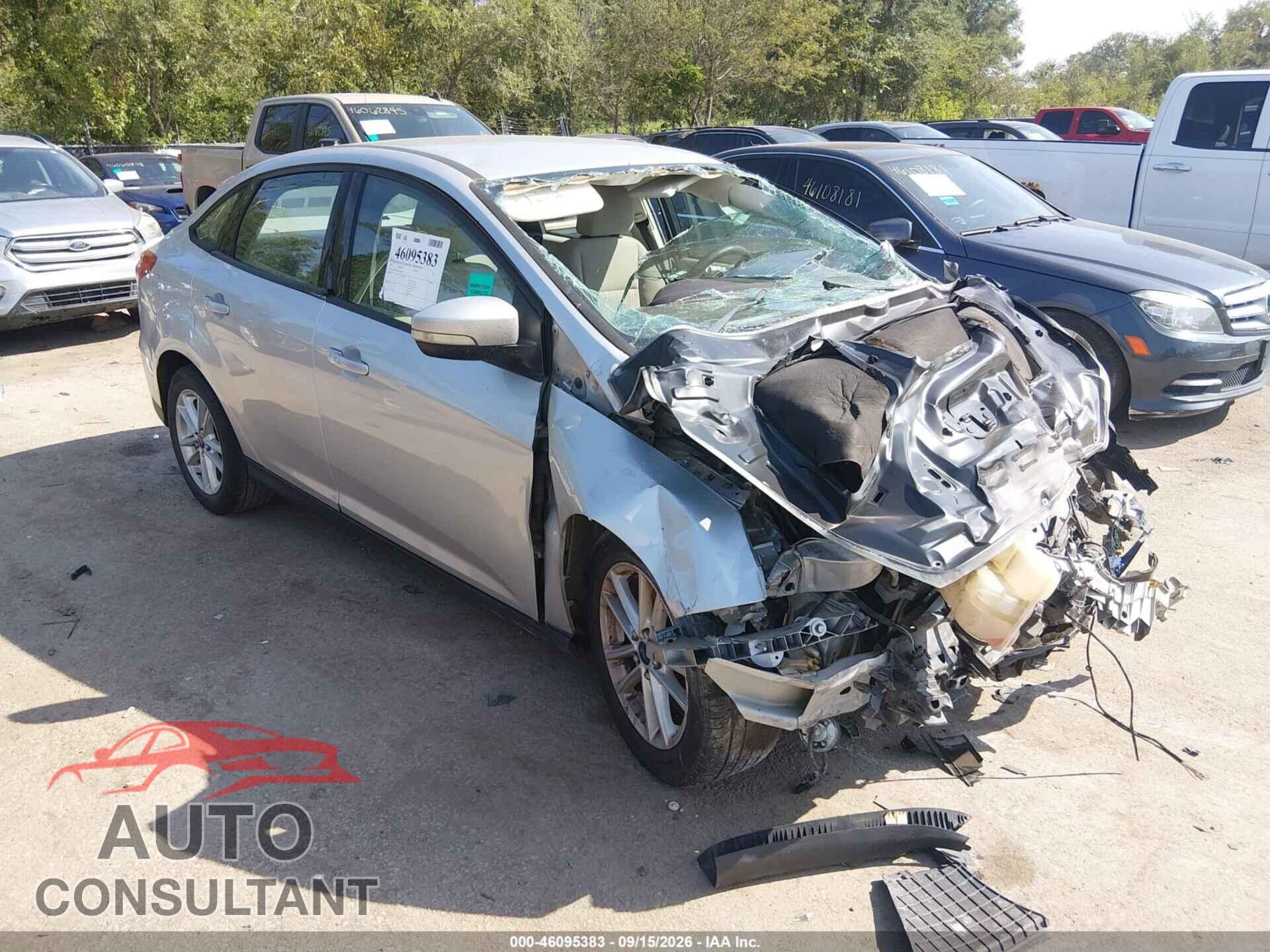 FORD FOCUS 2015 - 1FADP3F2XFL343984