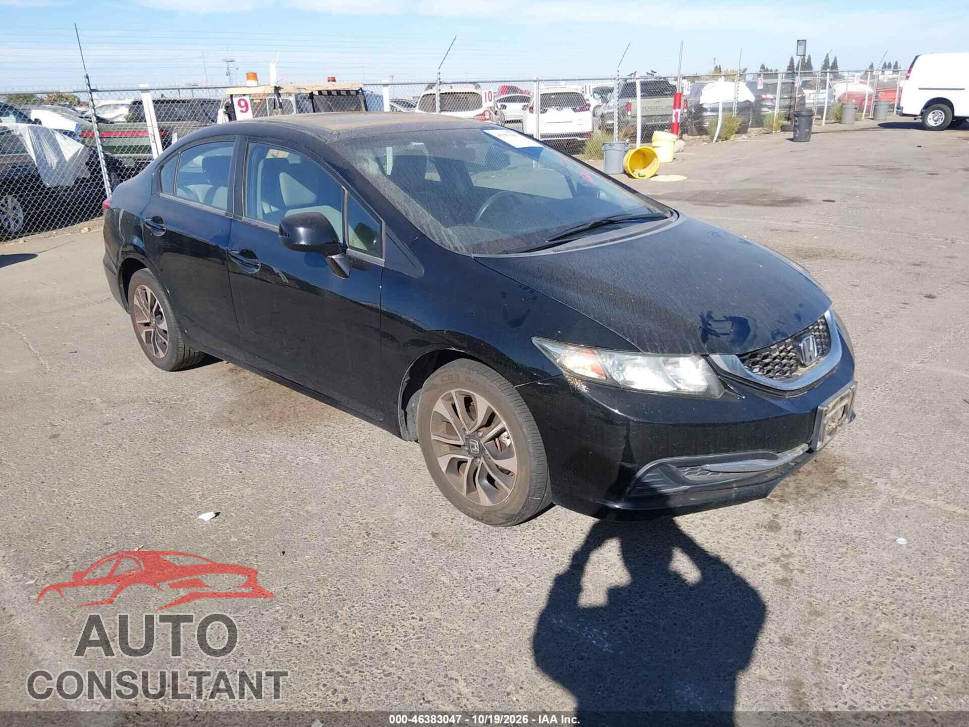 HONDA CIVIC 2013 - 19XFB2F84DE228853