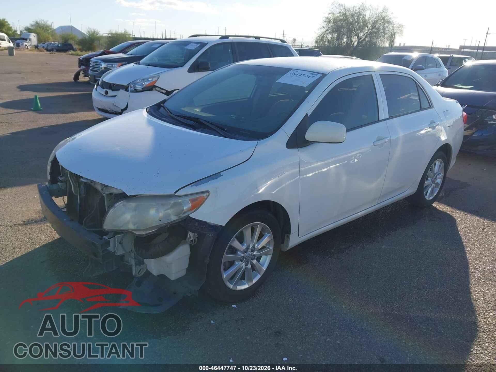 TOYOTA COROLLA 2009 - JTDBL40E19J044258