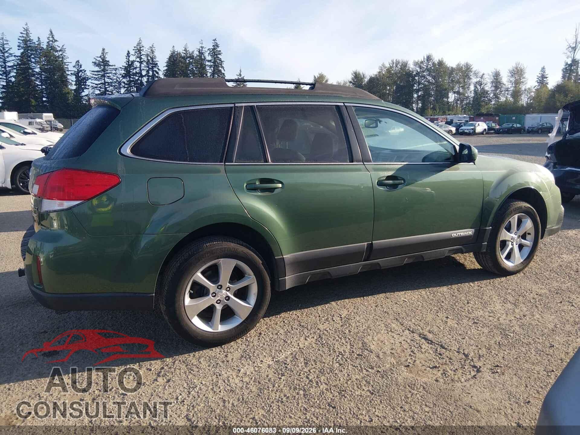 SUBARU OUTBACK 2014 - 4S4BRBLC0E3301594