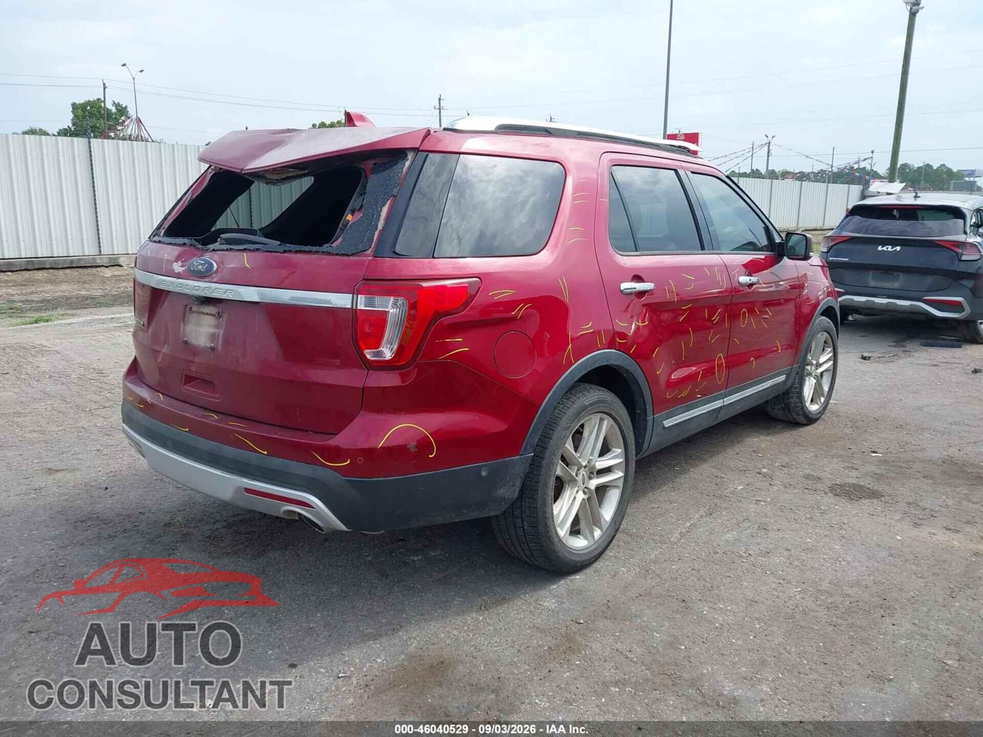 FORD EXPLORER 2017 - 1FM5K7F80HGA98807