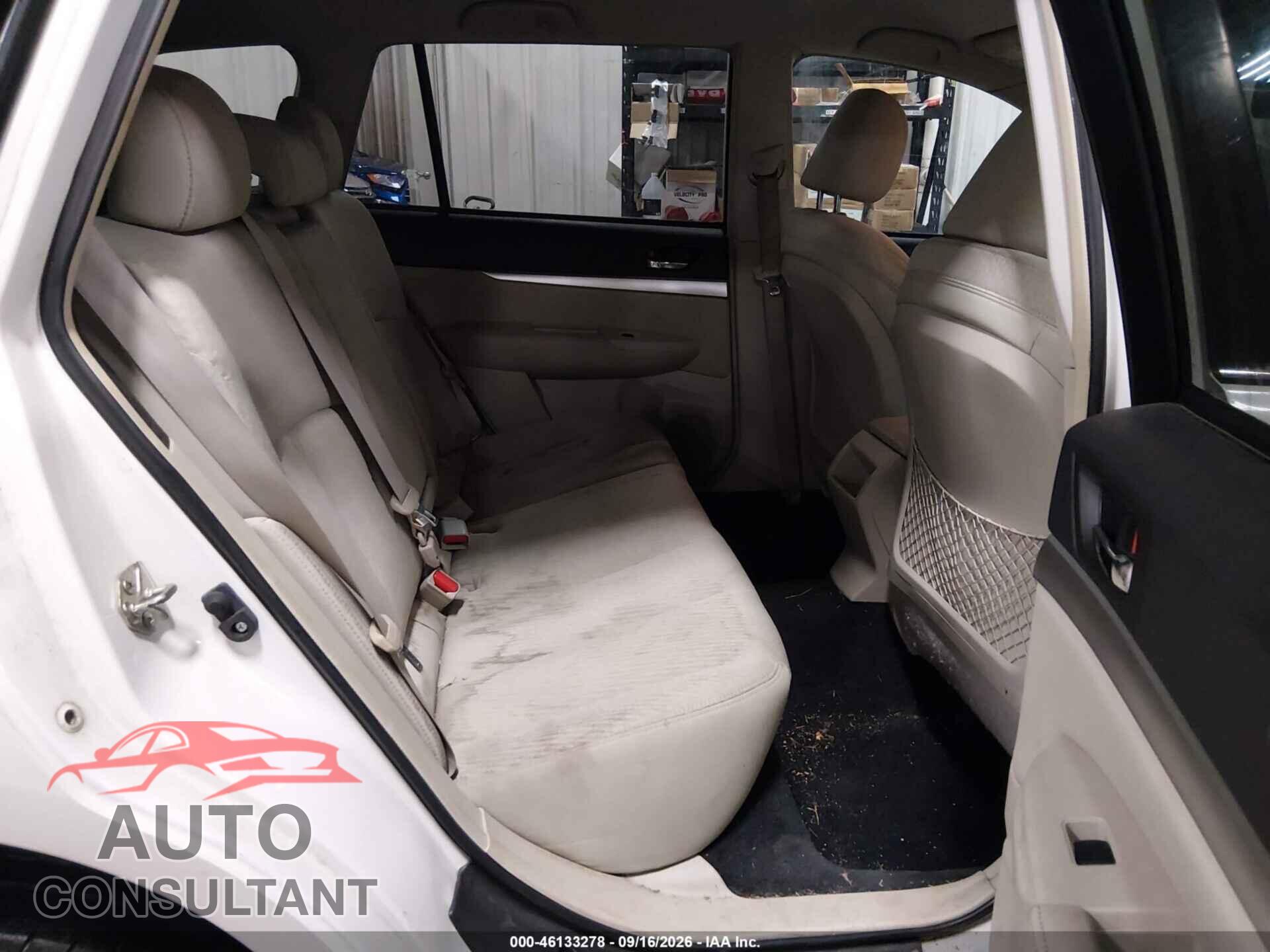 SUBARU OUTBACK 2011 - 4S4BRCCC2B3367534