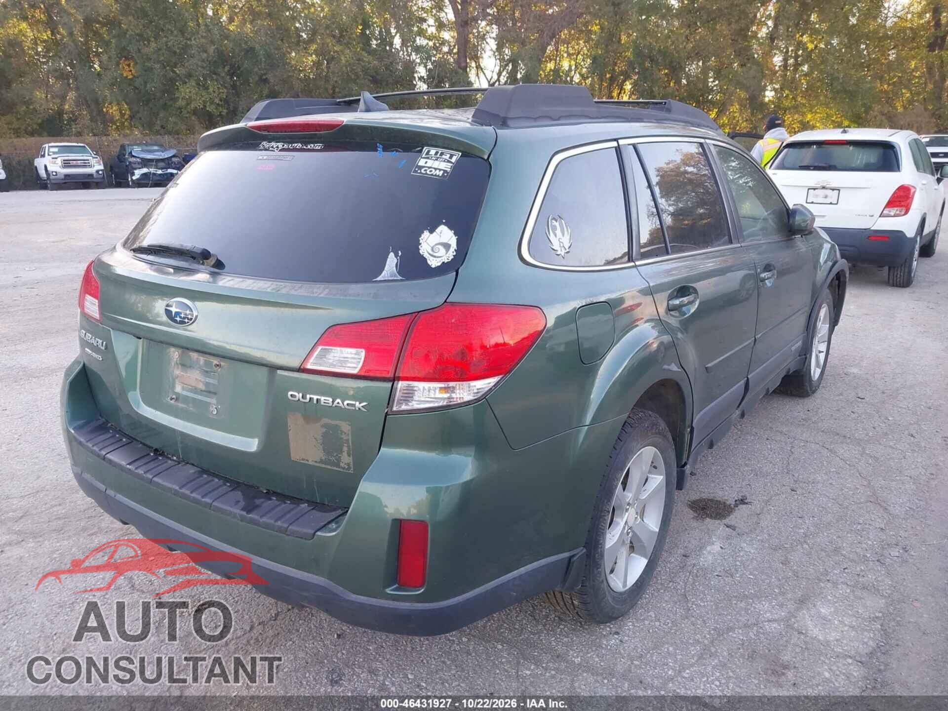 SUBARU OUTBACK 2014 - 4S4BRCDC7E3261986